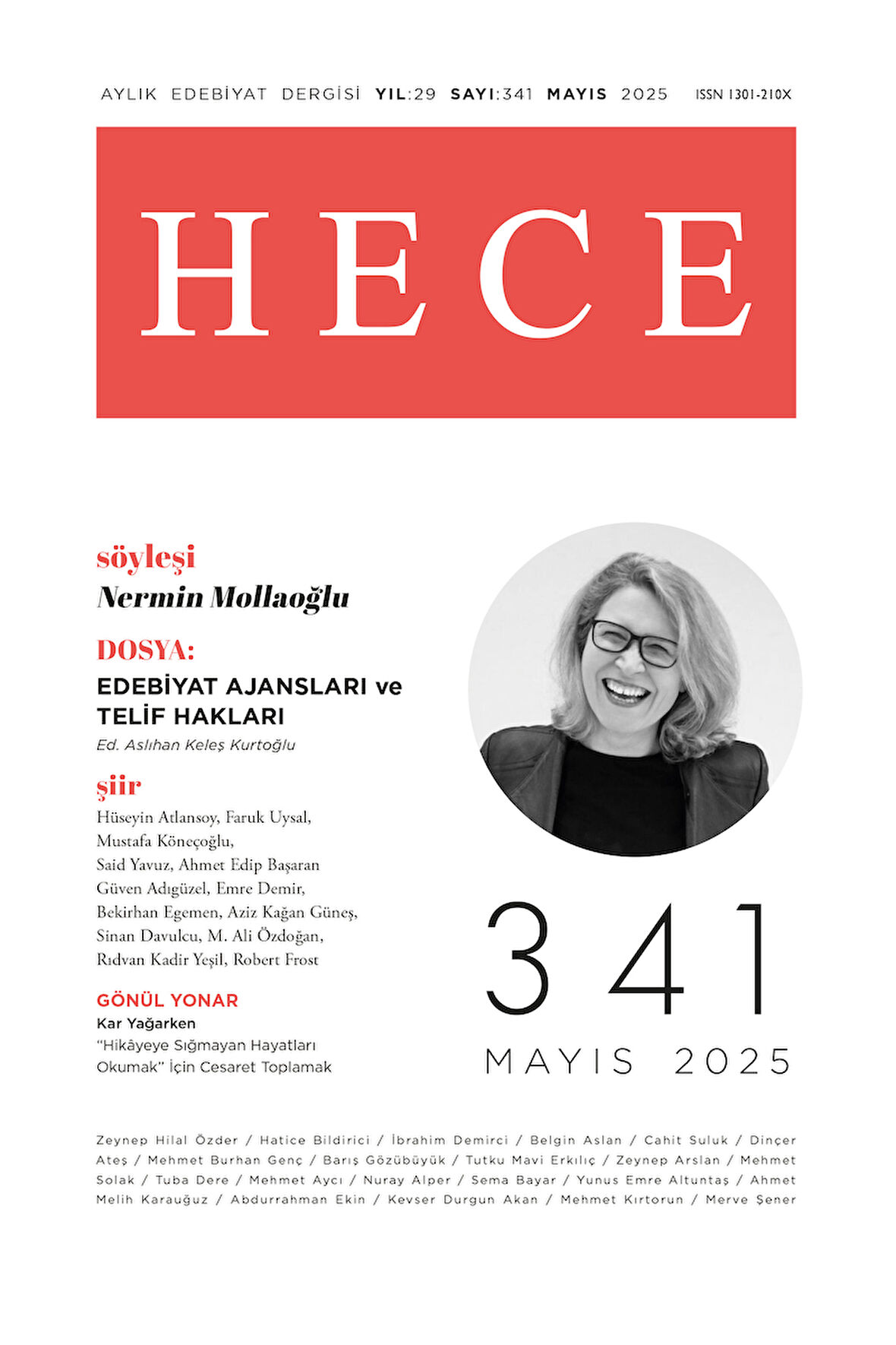 Hece Dergi 341.Sayı Mayıs 2025