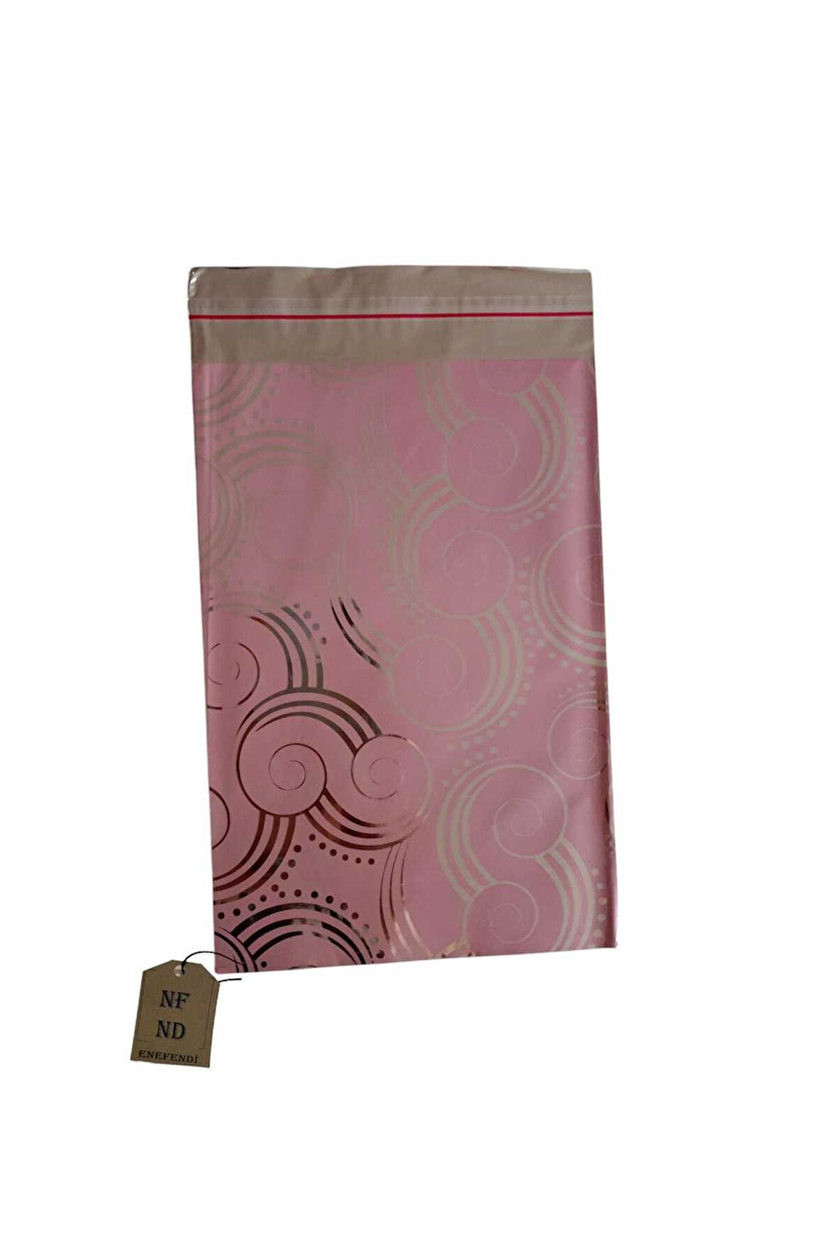 Hediye Poşeti Kendinden Bantlı Metalize Lüks Pratik Sağlam 15x25 Pembe 15'li