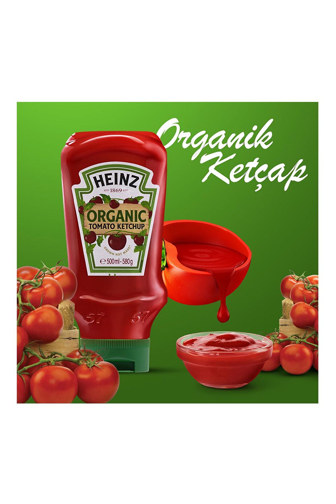 Heinz Heinz Organik Ketçap 580g x 2