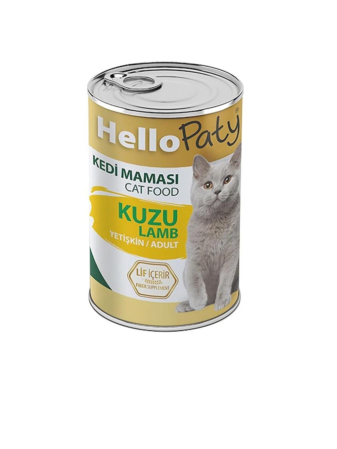 HELLO PATY YETİŞKİN KUZU ETLI KEDI KONSERVE MAMASI 24 ADET X 415 GR