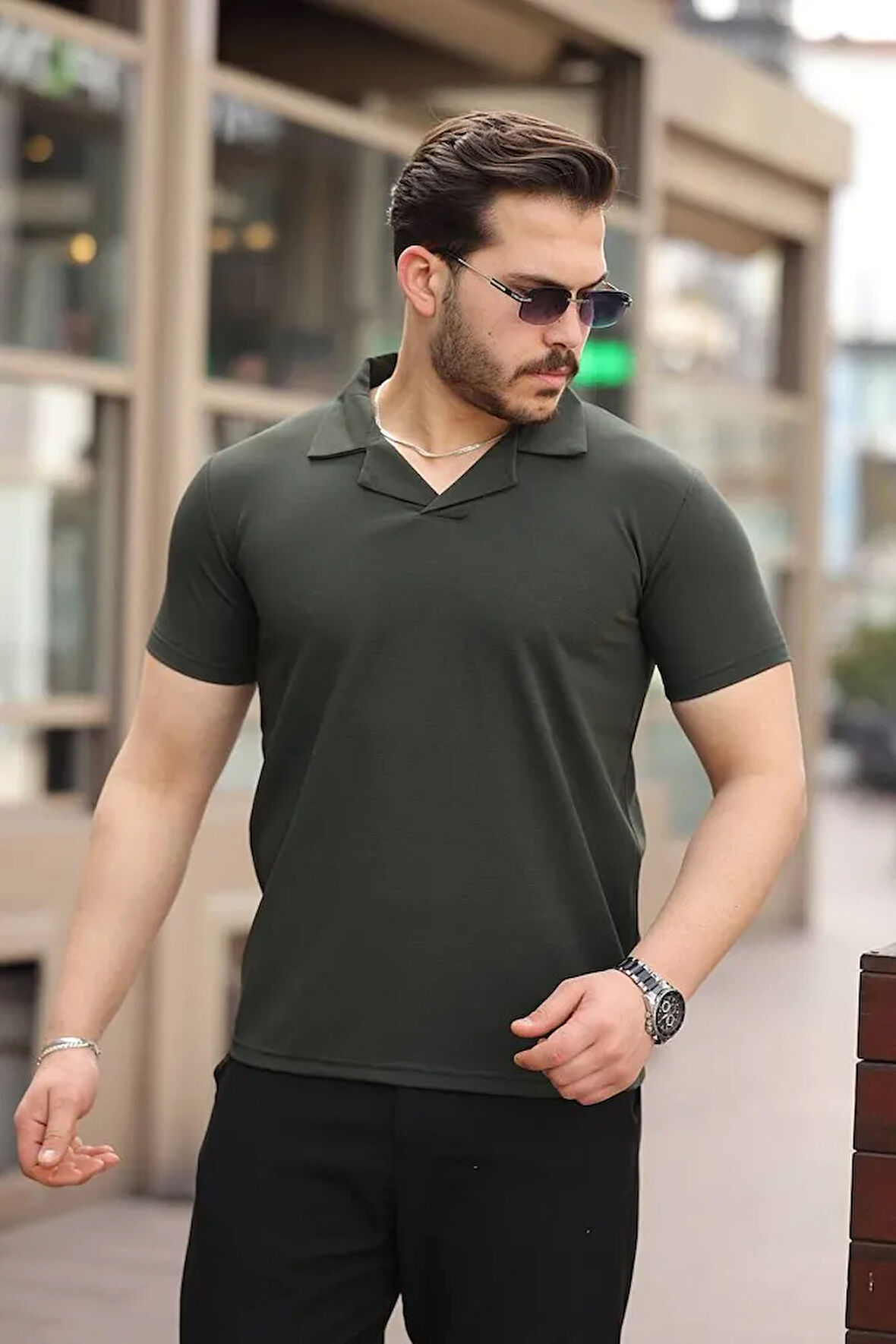 Erkek Hemşire Yaka Tshirt Yeni Sezon
