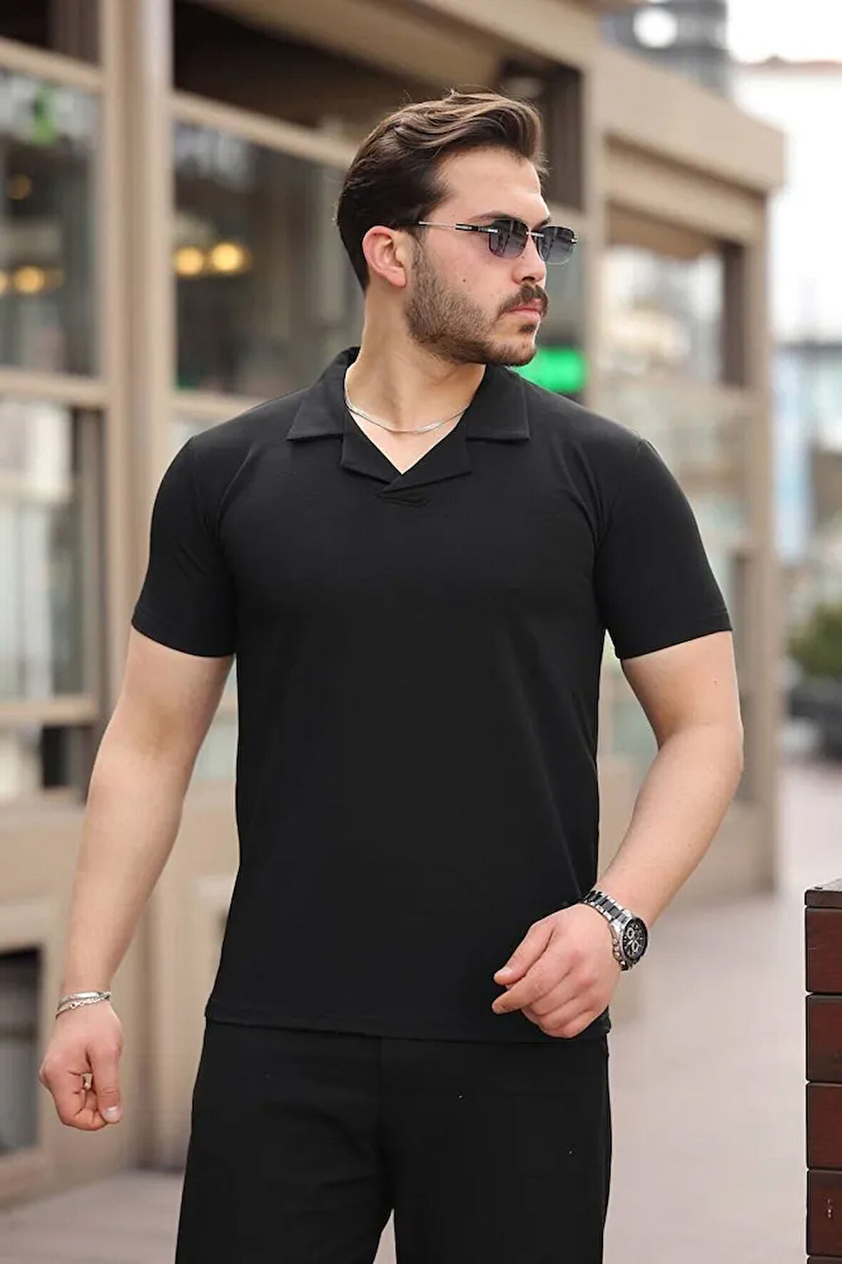 Erkek Hemşire Yaka Tshirt Yeni Sezon