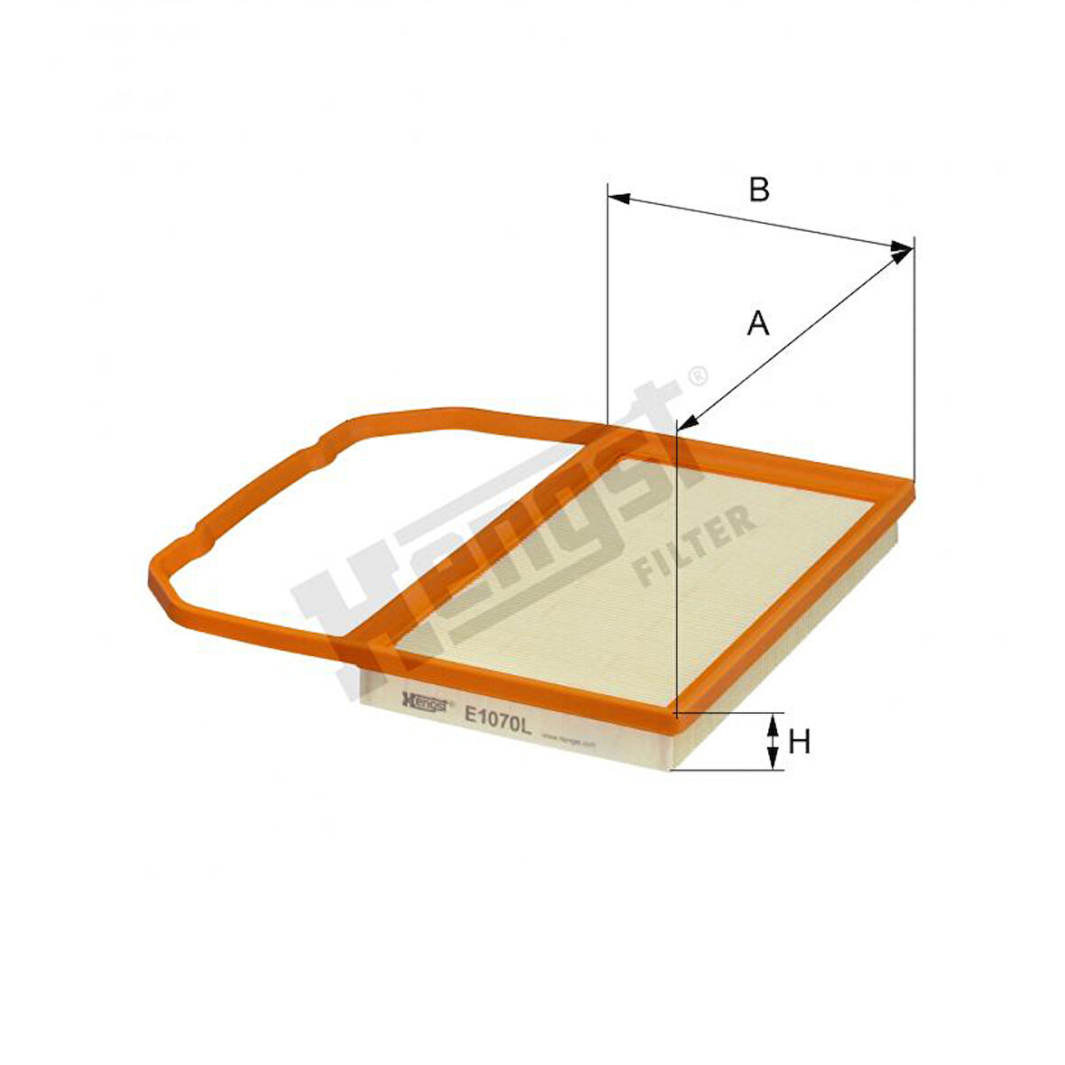 HENGST E1070L | CHYA - CHYB - CHZB 1.0 1.0TSI  Hava Filtresi | 04C129620C