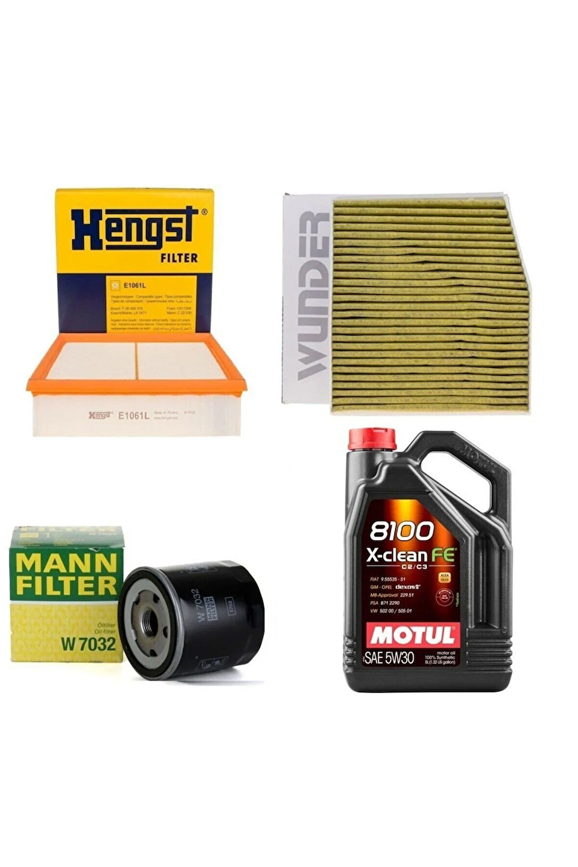 Mercedes W246 Kasa B180 Cdi / d Periyodik Bakım Filtre Seti Motul Yağ