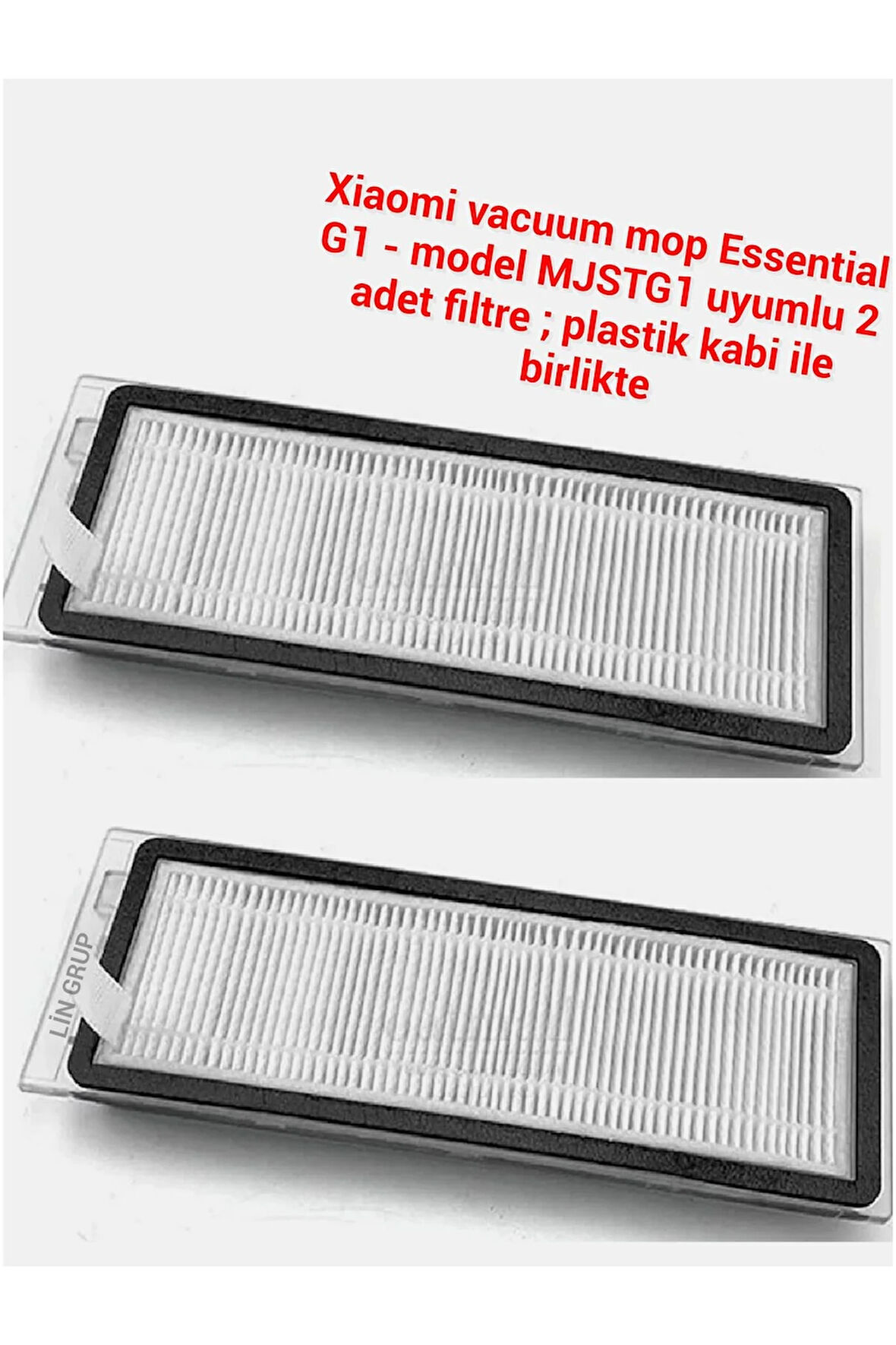 Xiaomi Robot vacuum mop Essential G1 MJSTG1 uyumlu 2 adet hepa filtre