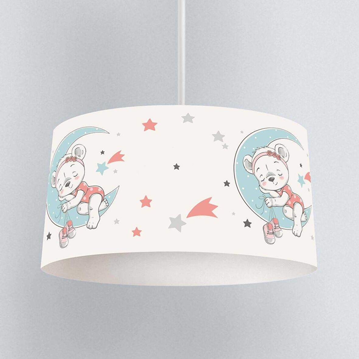 Beyaz Bebek, Çocuk Odası Sarkıt Avize Model 0159