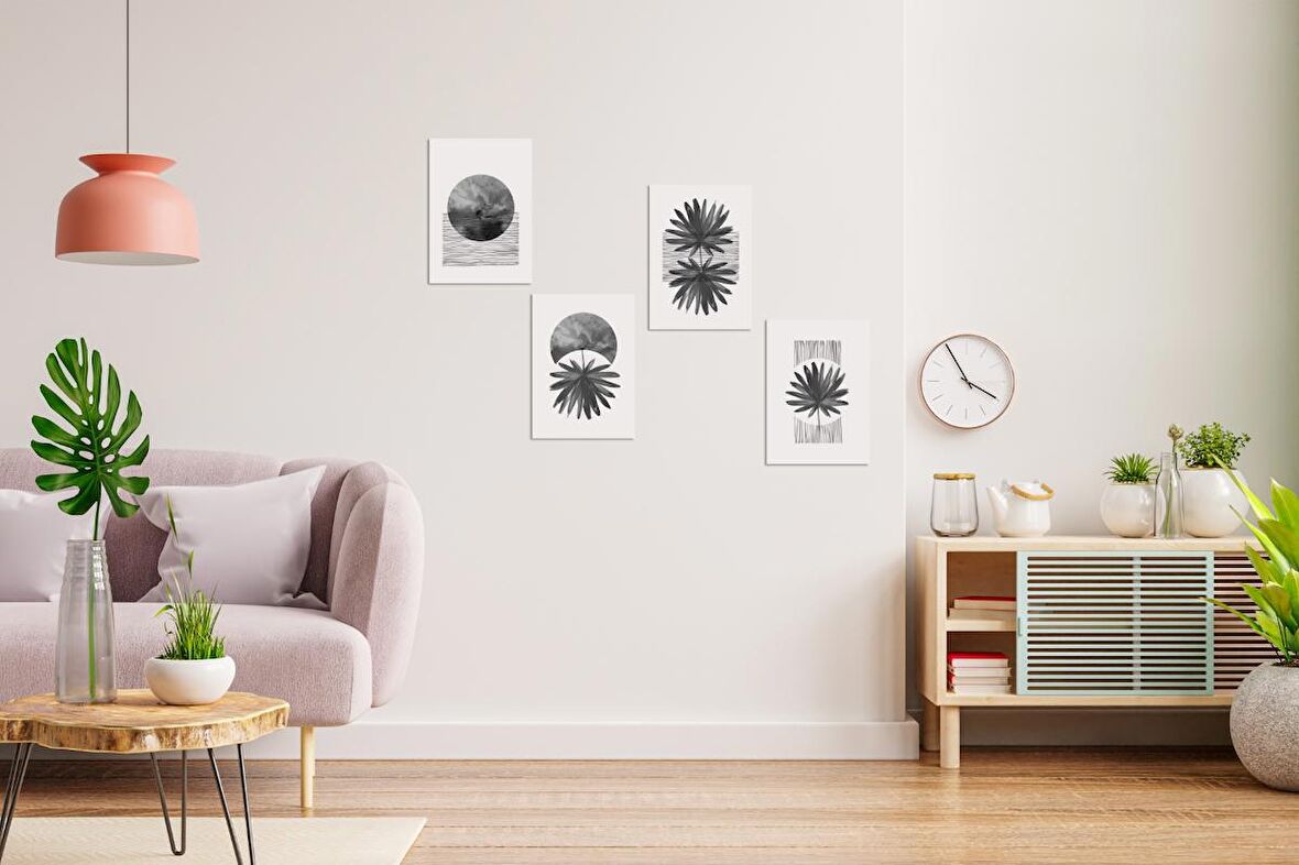 Home Serisi Ahşap Set Bebek Çocuk Yatak Odası Ev Dekorasyon Model 027