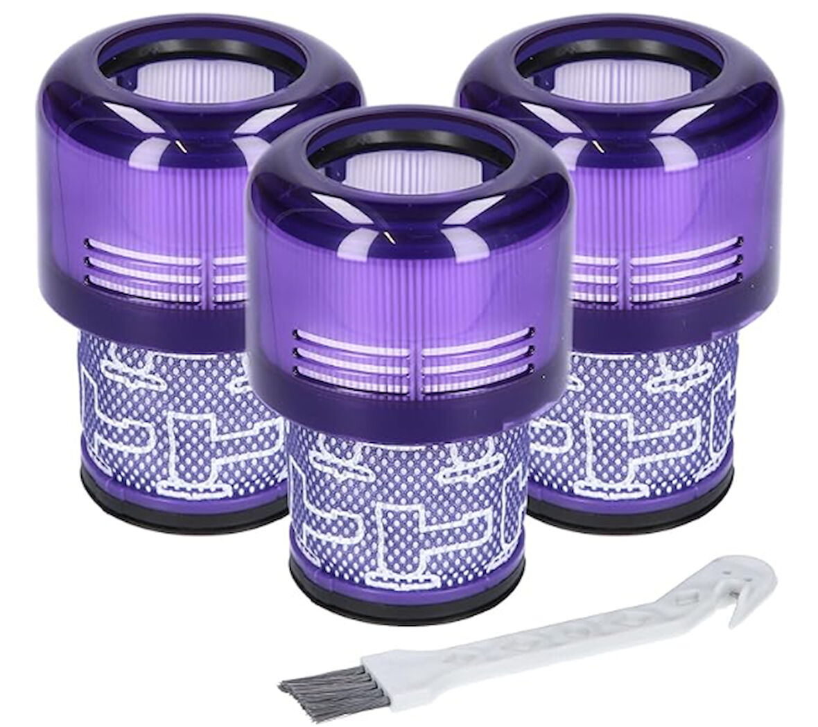 Dyson V11 V15 SV14 SV22 Absolute Animal Extra Pro Detect Torque Drive 3x Adet Uyumlu Vakum Filtresi
