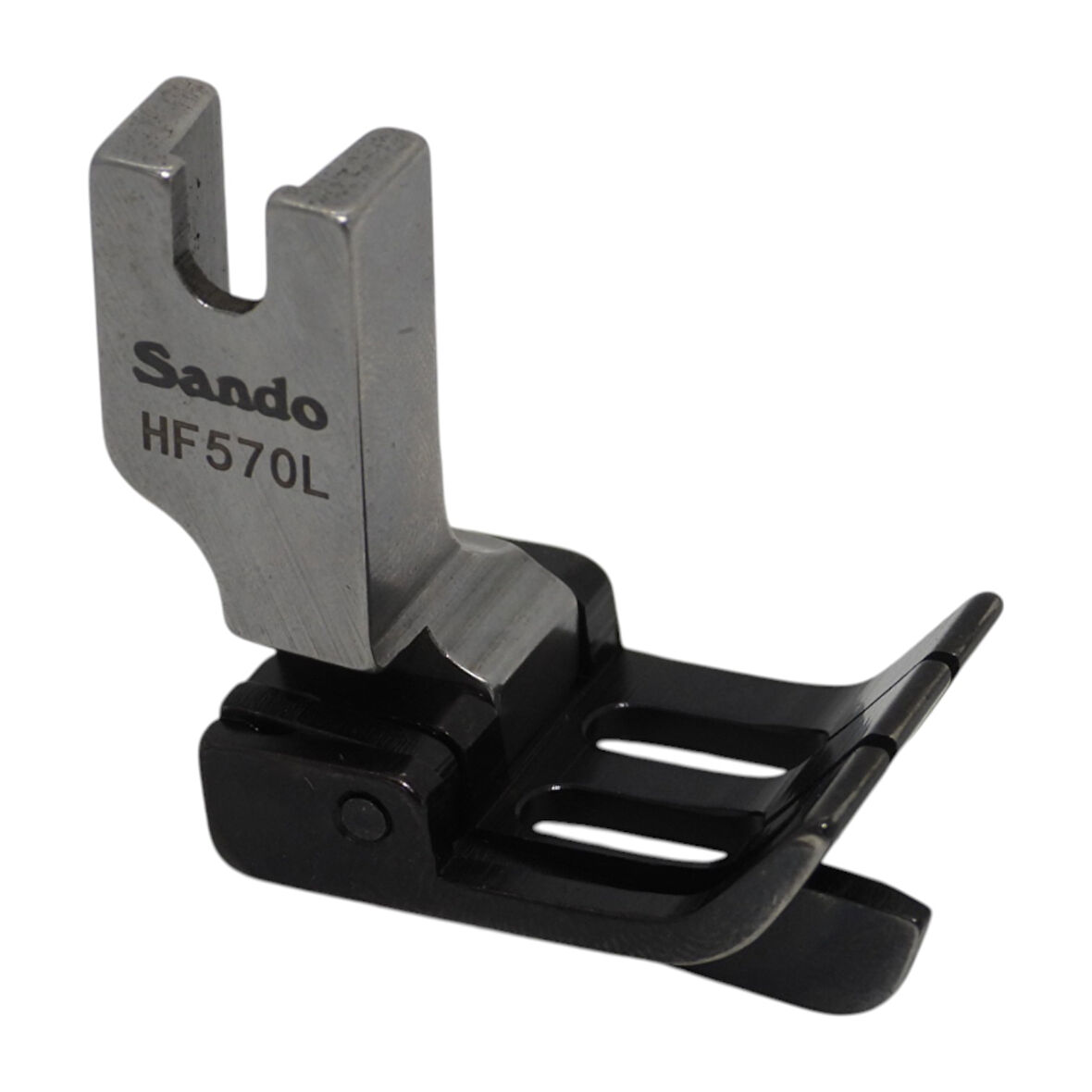 Sando HF570-L Düz Makine 6,4 mm Çift İğne Tabanlı Sol Çima Ayağı
