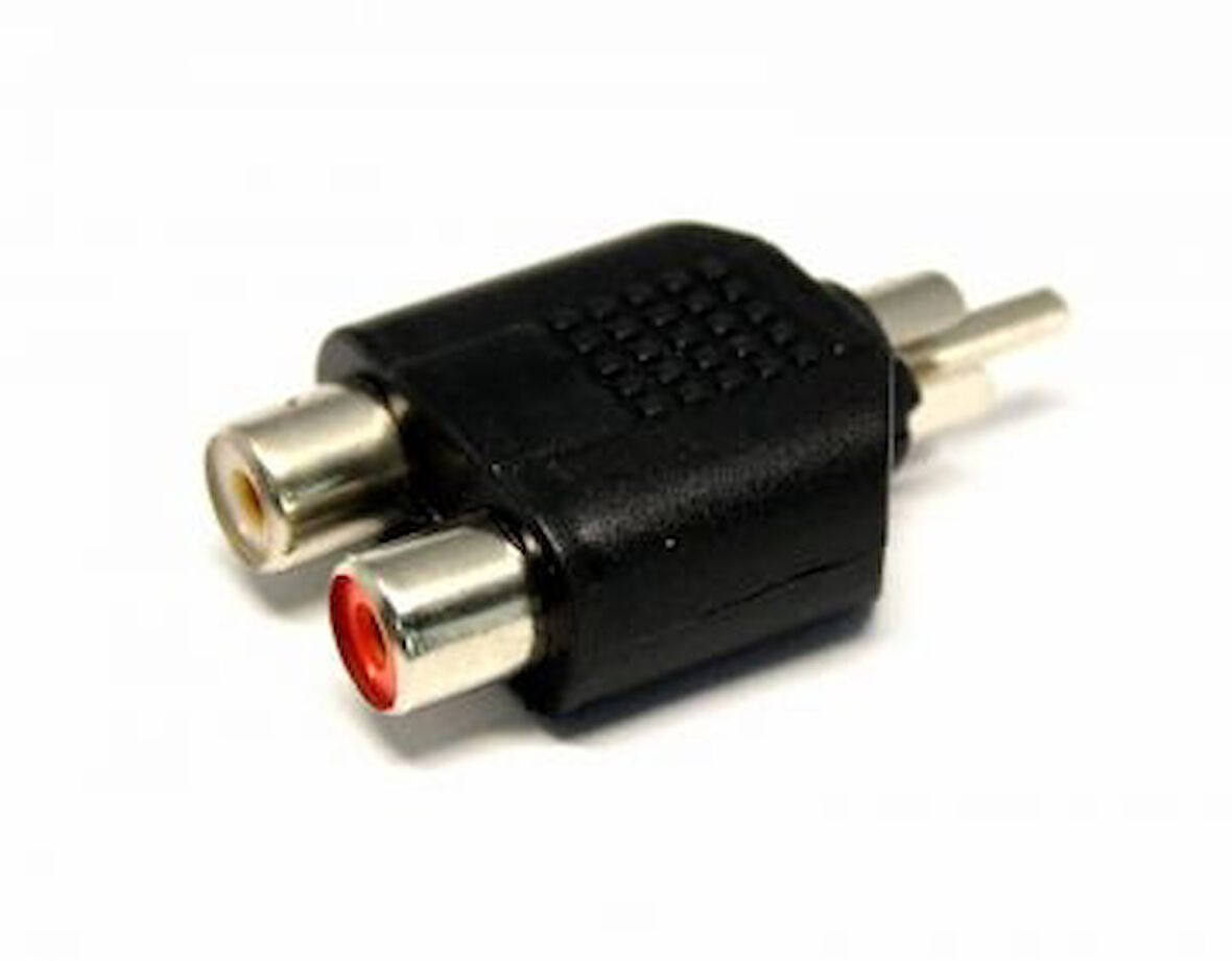 Rca Jack To 2 Dişi Rca Çevirici Qtop Q-729