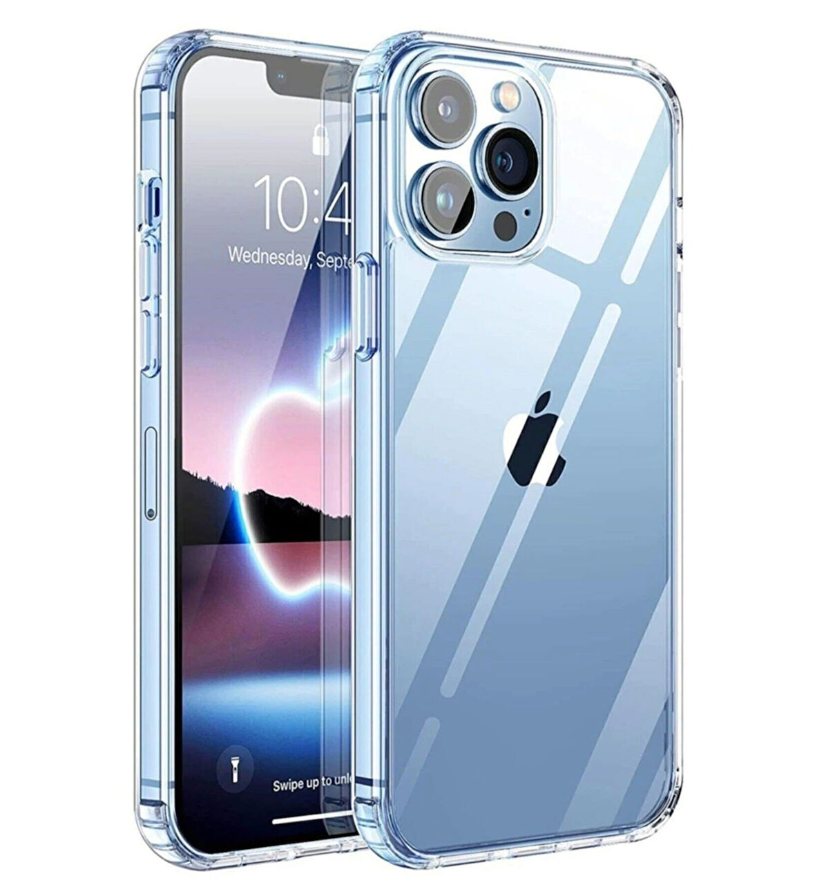 İphone 13 Pro Kılıf Kamera Korumalı Şeffaf Silikon