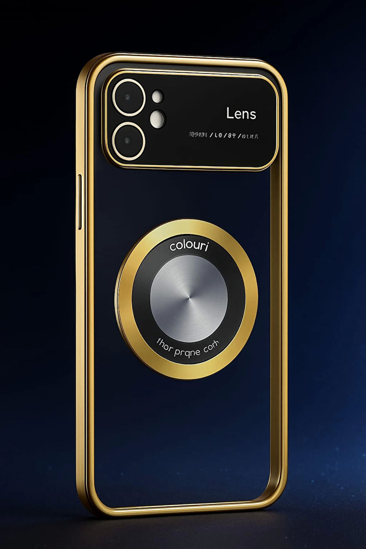 İphone 11 Kılıf Kamera Korumalı Magsafe Colourl Gold