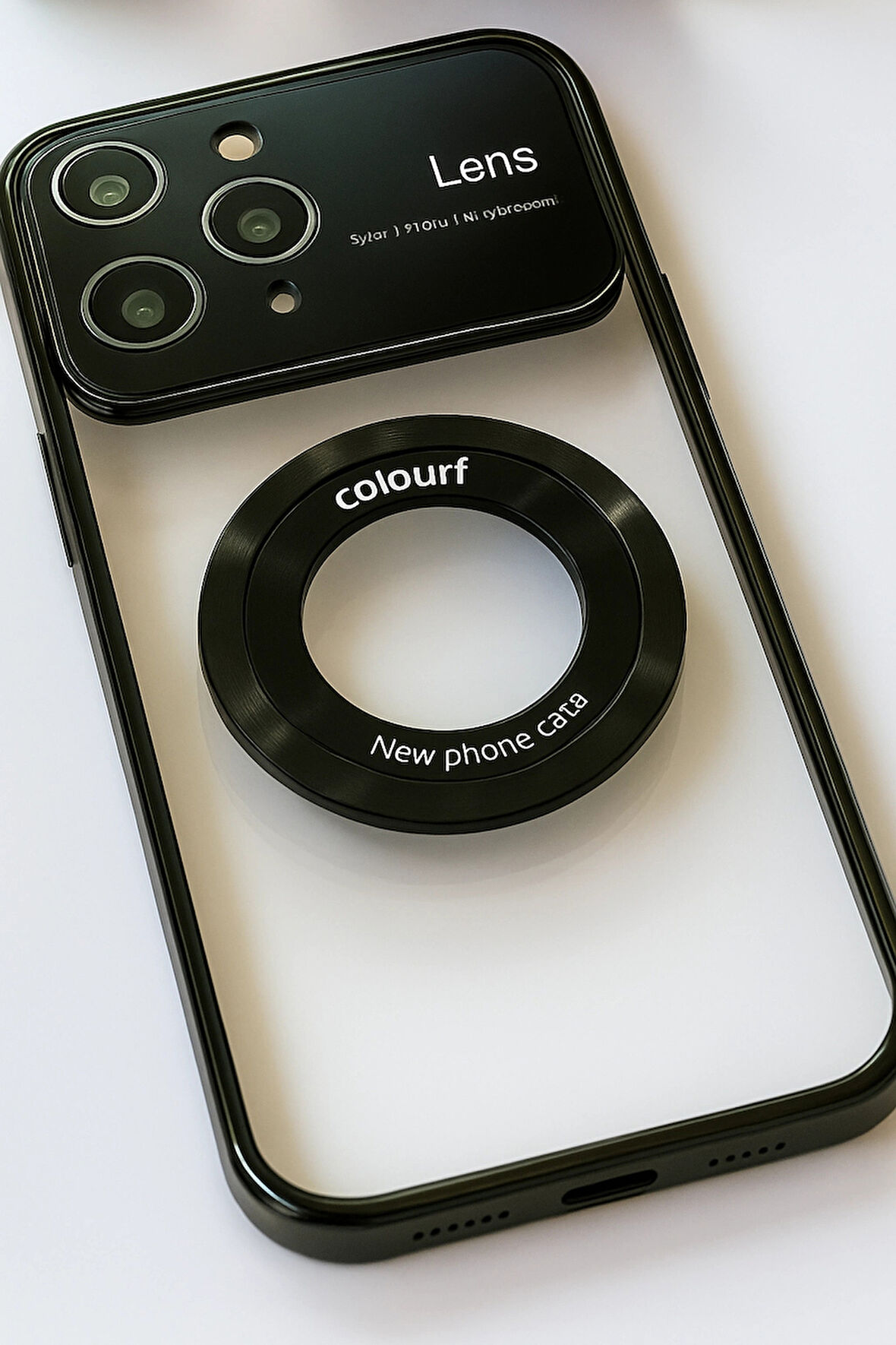 İphone 14 Pro Max Kılıf Kamera Korumalı Magsafe Colourl Siyah