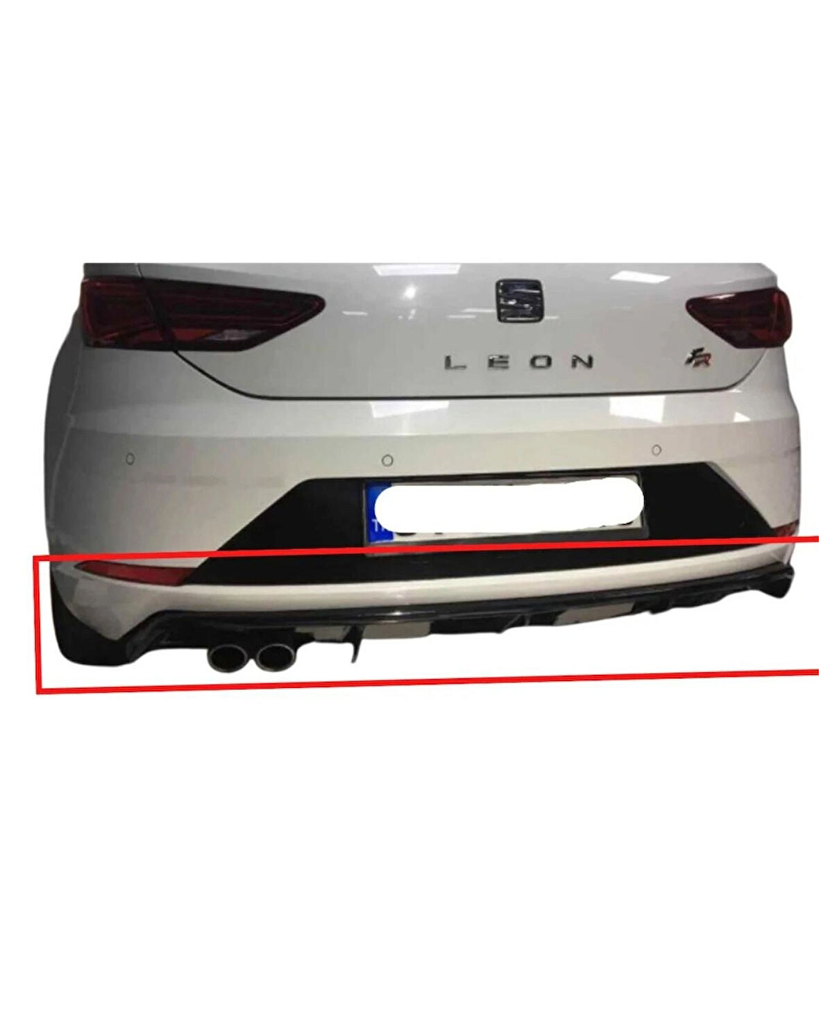  LEON MK3,5 2018-2020 SOLDAN ÇIKIŞLI DİFÜZÖR (( PARLAK SİYAH ))