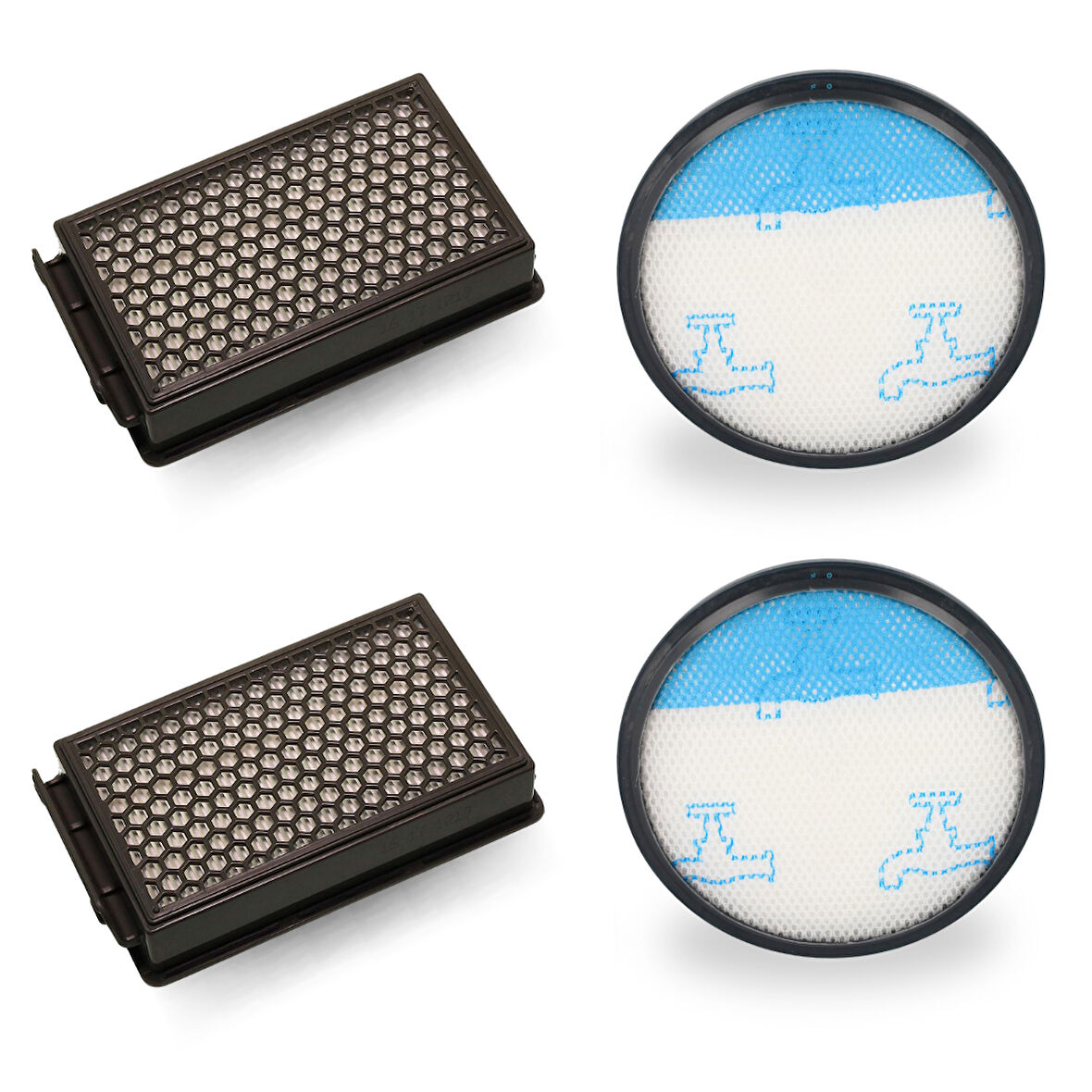 Magic Bags | Rowenta Uyumlu 2xAdet RO3750-51 RO3786 RO3723 TA Compact Power Kutulu Filtre Seti 