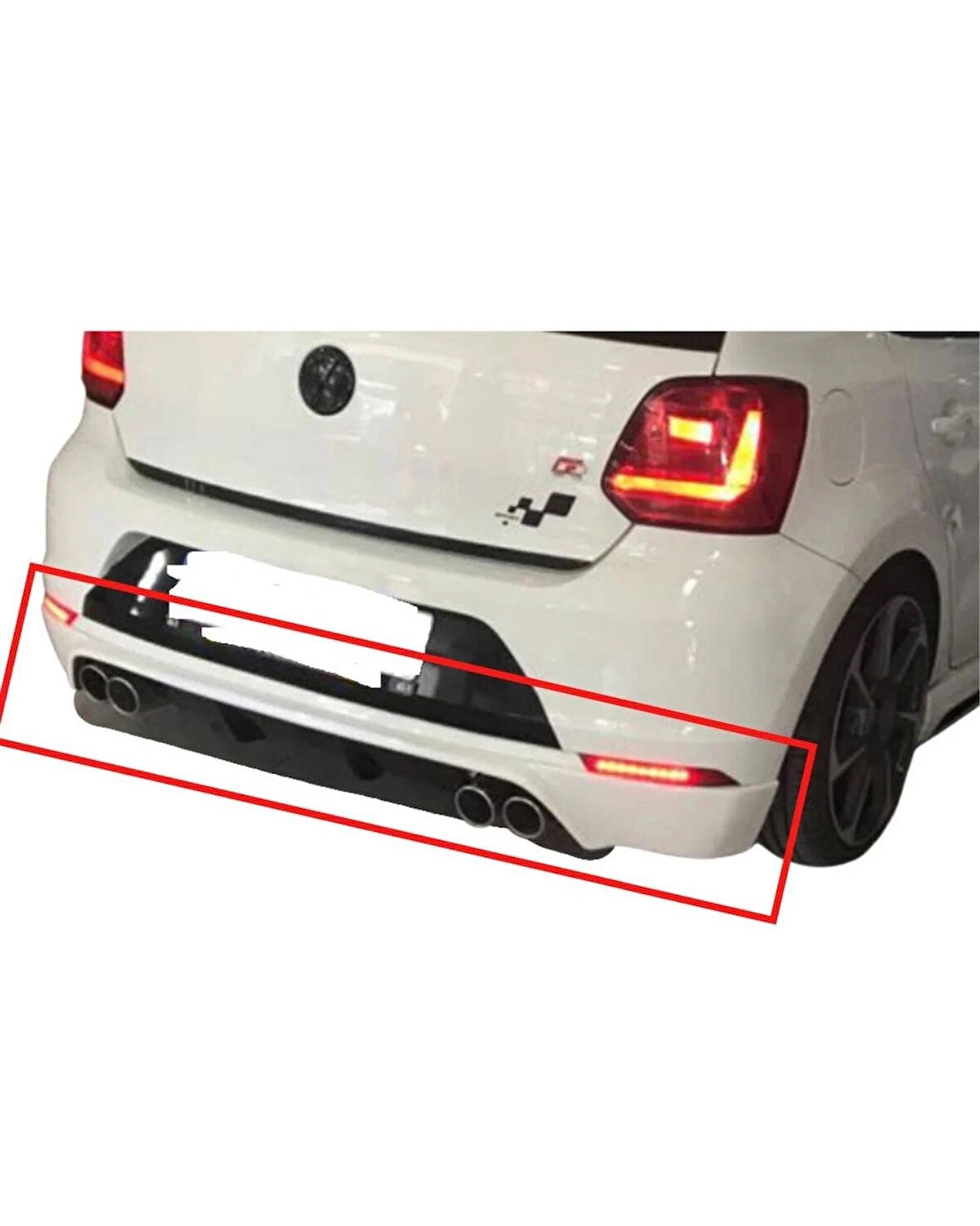  POLO MK5.5 2015-2018 ARKA TAMPON EKİ (( BOYASIZ ))