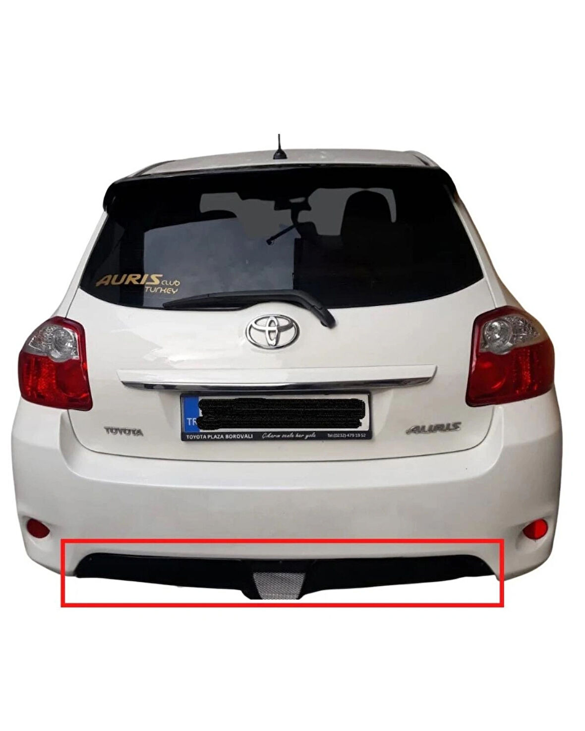  AURİS 2009-2012 MAKYAJLI KASA ARKA TAMPON DİFÜZÖRÜ (( BOYASIZ ))