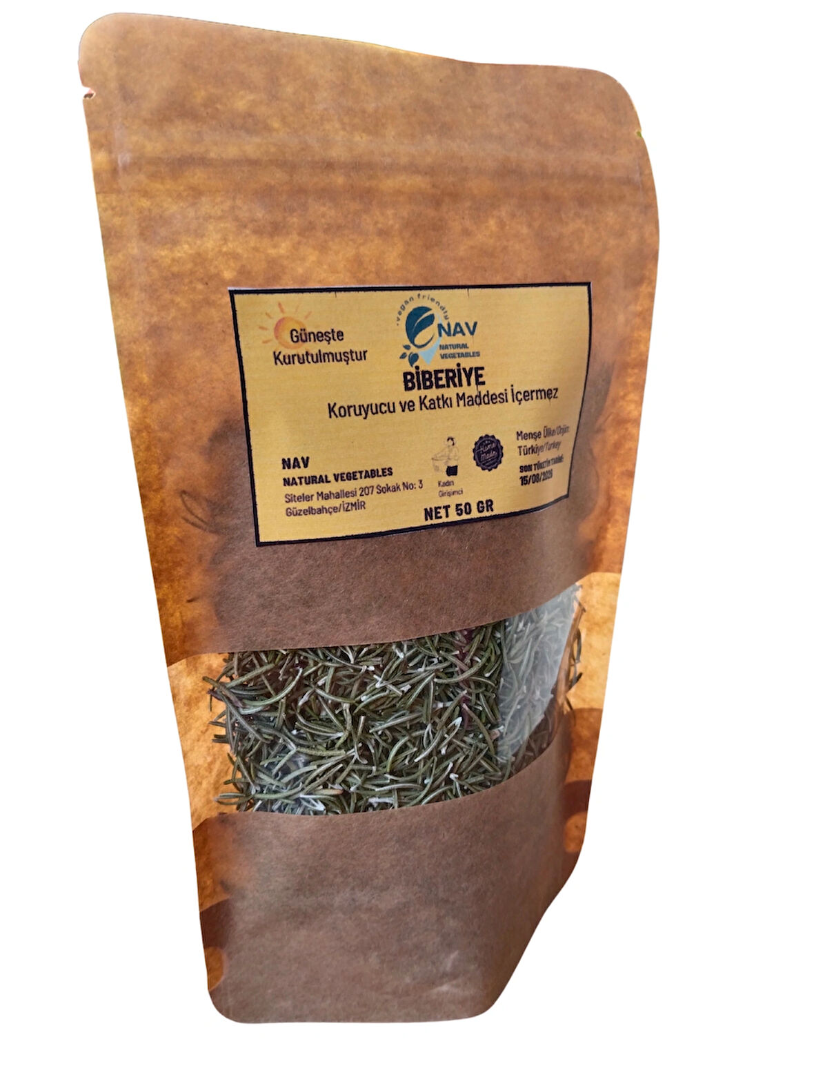 NAV Biberiye Ev Yapımı Katkısız Koruyucusuz