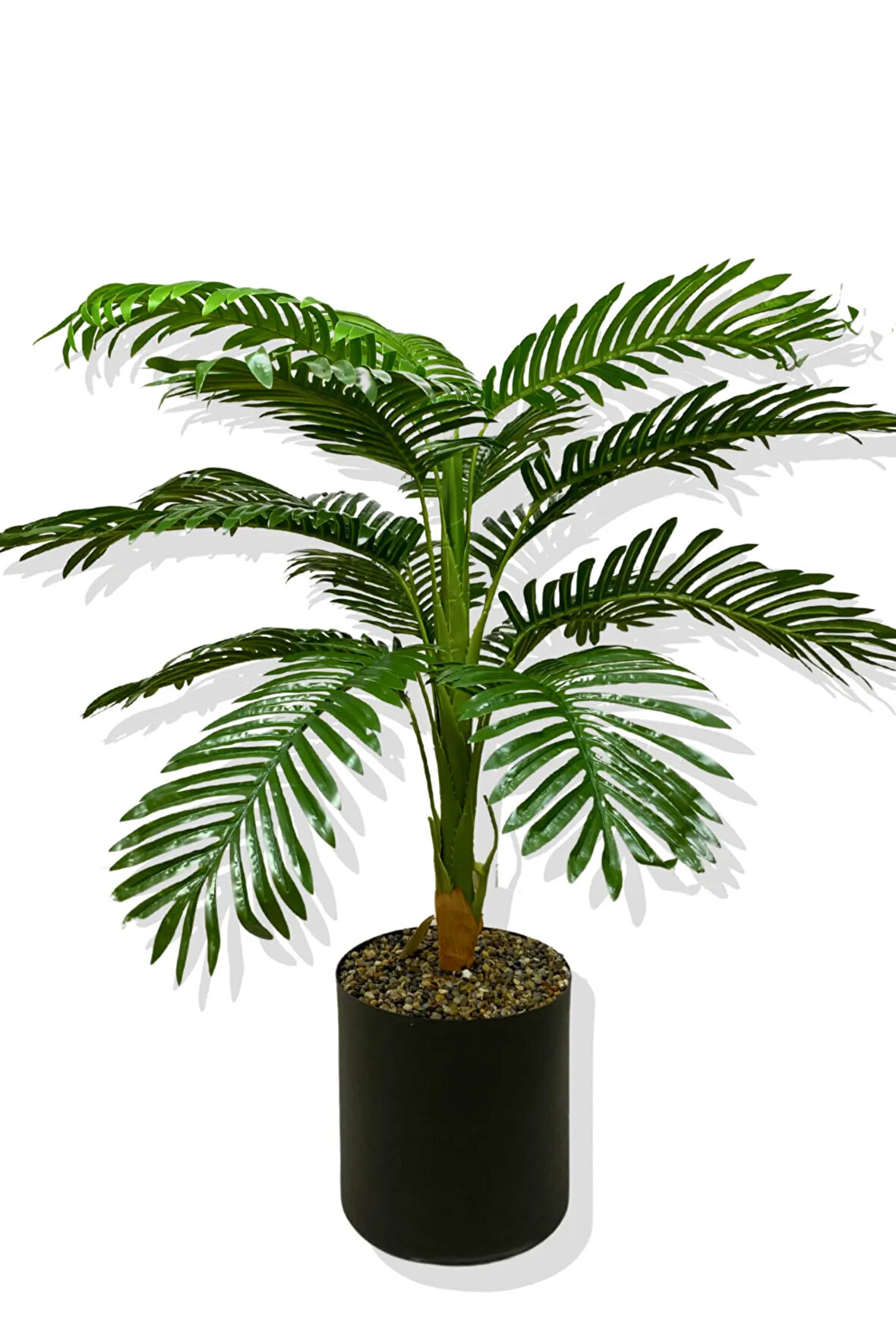 YAPAY TEK GÖVDE AREKA 100 CM YAPAY AĞAÇ 25X25 SİYAH SAKSI