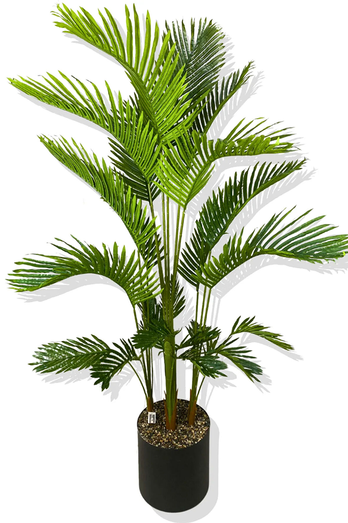 YAPAY AREKA 190 CM YAPAY AĞAÇ 4 GÖVDE 24 DAL 30X30 SİYAH SAKSI