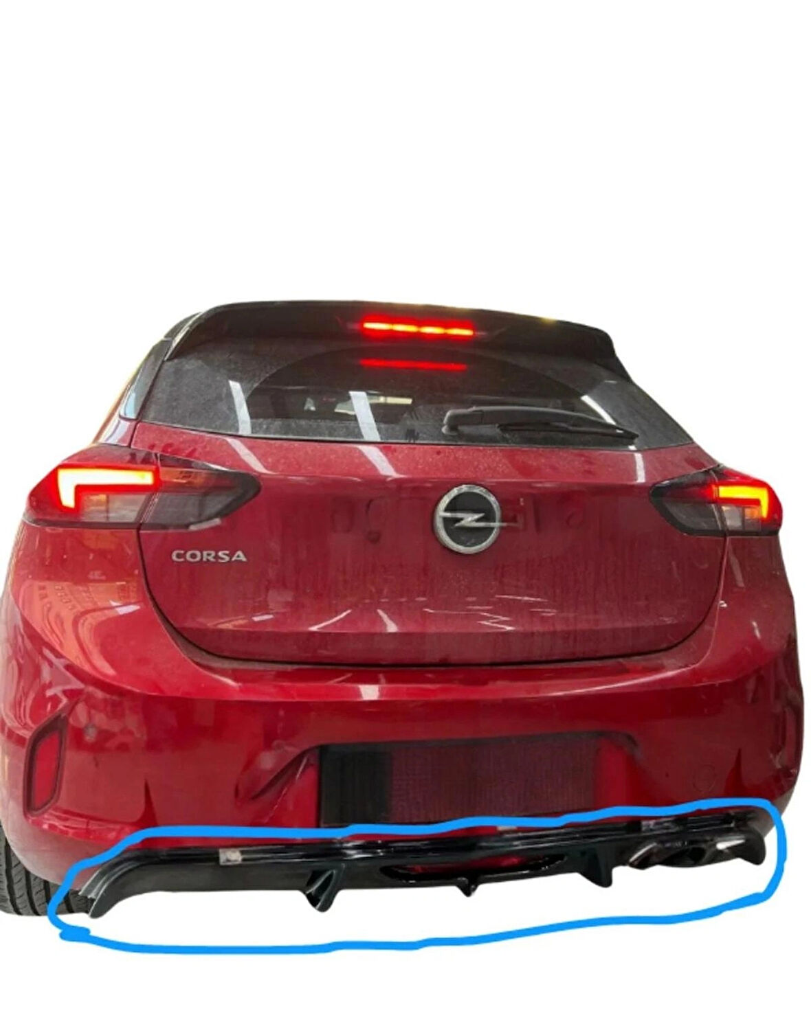  Opel Corsa F Difüzör (Plastik) (( PARLAK SİYAH ))