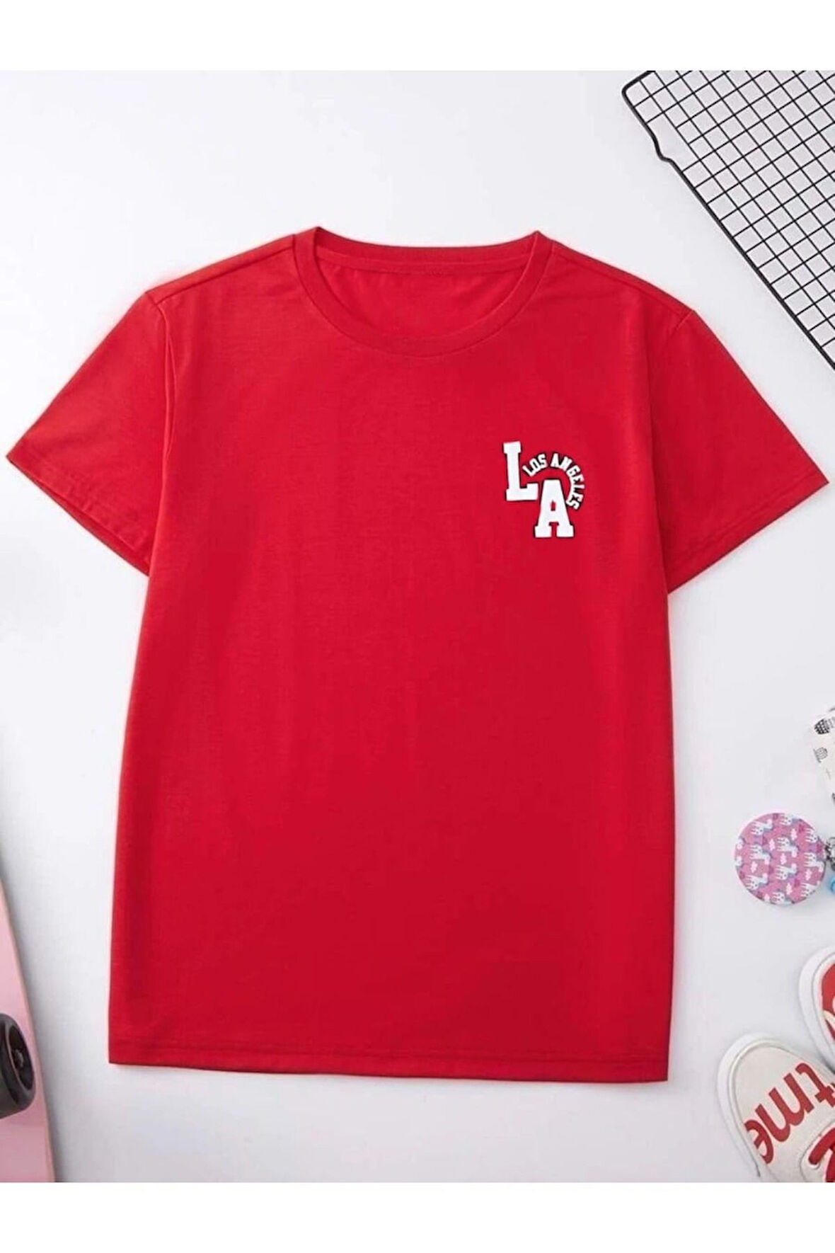 LOS ANGLS BASKILI ÇOCUK TSHİRT