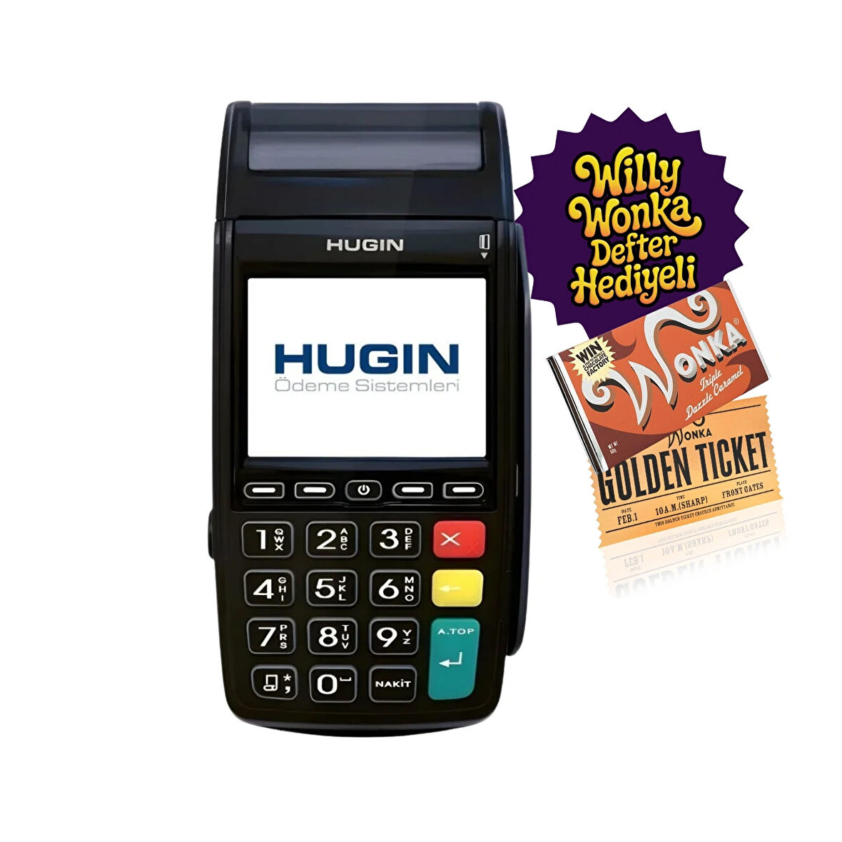 Hugin Tiger T300 4g Yeni Nesil Mobil Yazar Kasa Pos – Willy Wonka Defter Hediye