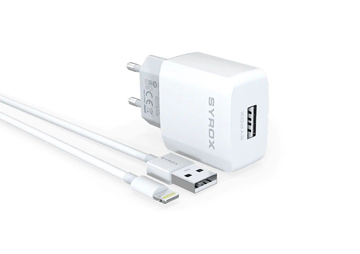 1.6 Amper 1.6A Hızlı Şarj Cihazı ve Data Kablosu Iphone şarj Seti J46