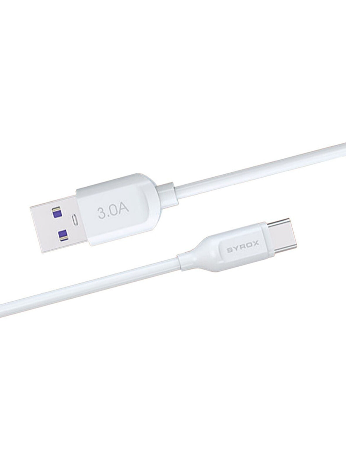 elektronikucuz - Type-C Hızlı Şarj ve Data Kablosu 1mt 3.0A 18W Beyaz