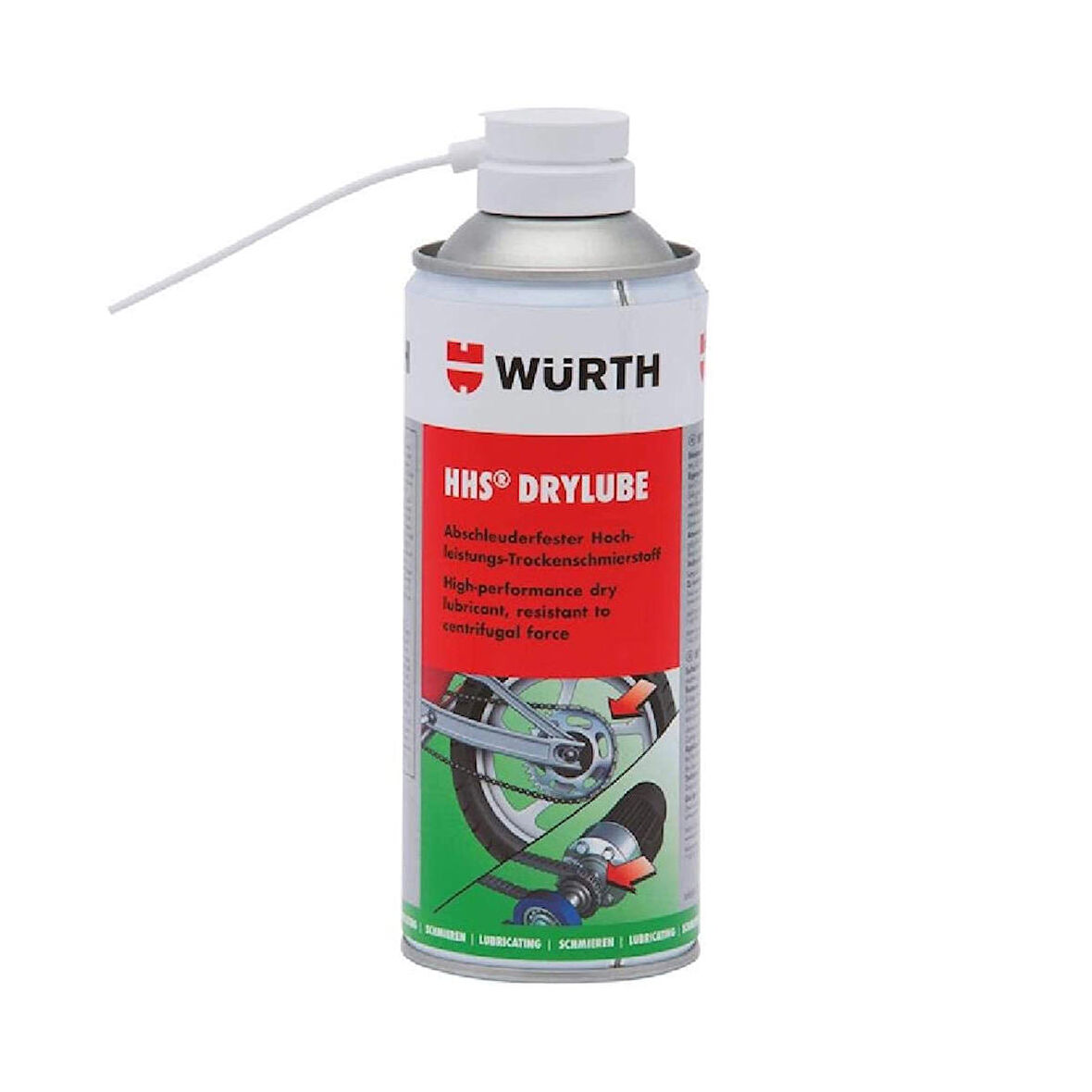 WÜRTH HHS DRYLUBE MOTORSİKLET ZİNCİR YAĞI SPREY 400 ML