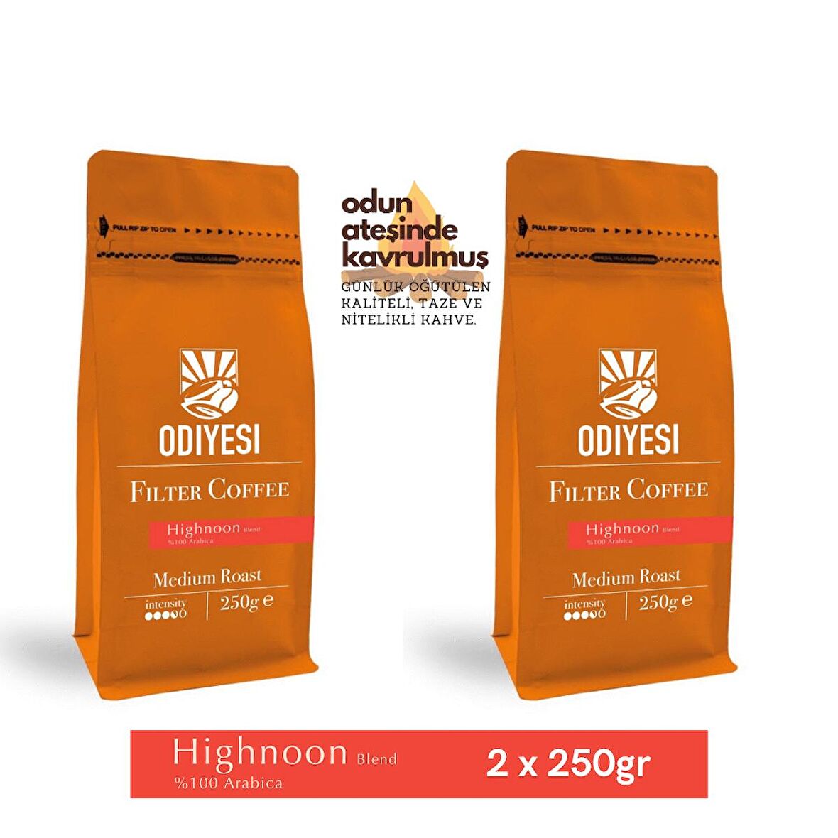 Odiyesi Highnoon Blend Filtre Kahve 2x250gr