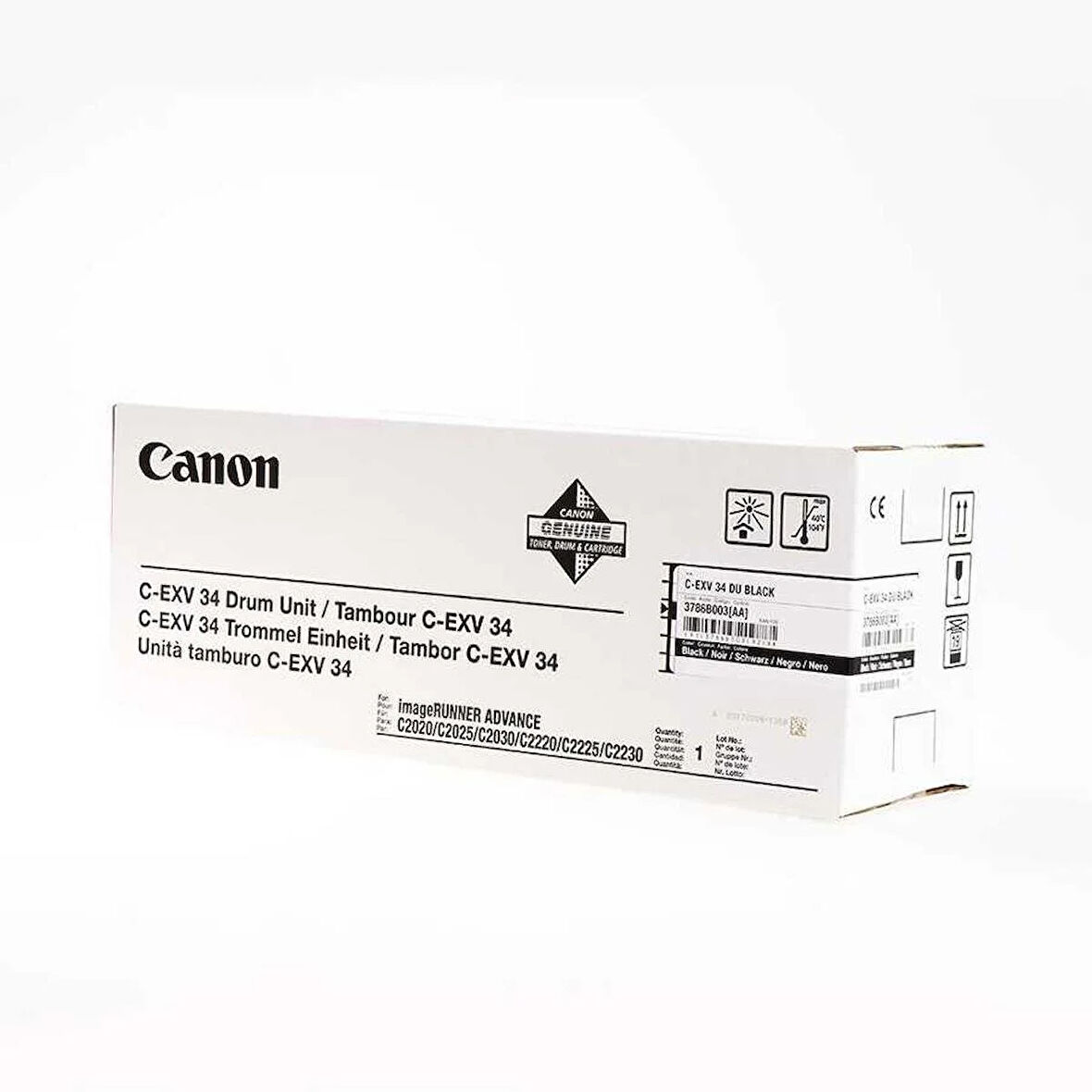 Canon C-EXV-34/3786B003 Siyah  Fotokopi Drum Ünitesi