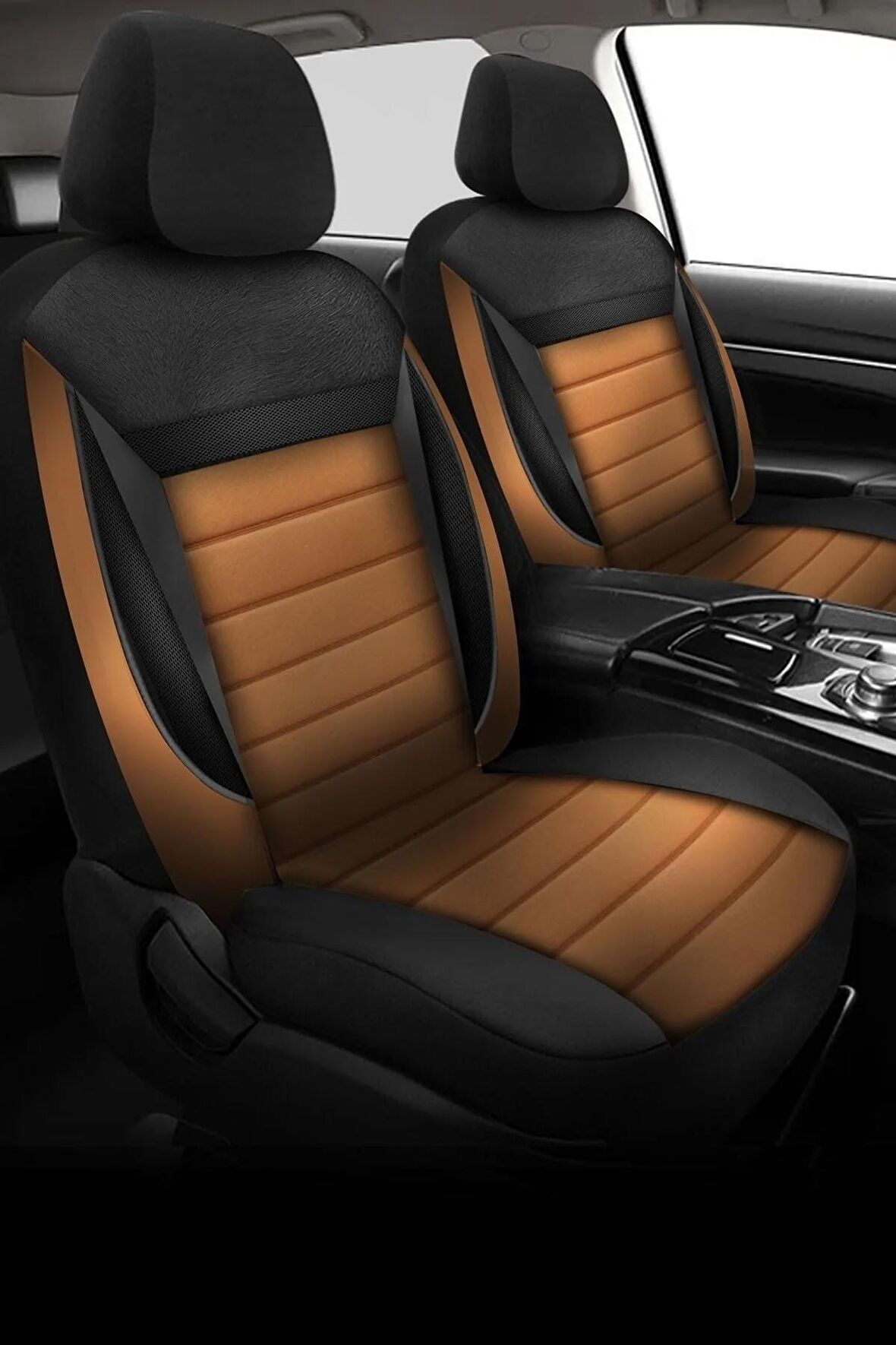 Soft Taba Tay Tüyü Renault Clio 4 Uyumlu Oto Koltuk Kılıfı