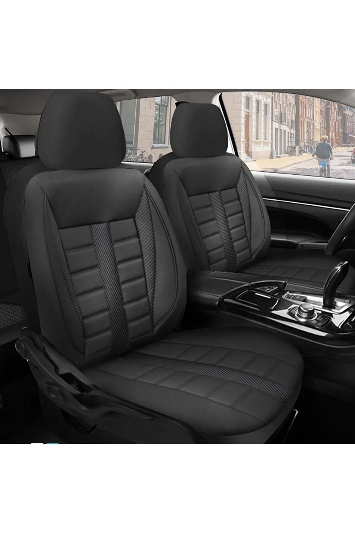 Unıversal NMS SOFT CARBONOto Koltuk Kılıfı Chevrolet Cruze Uyumlu Oto Koltuk Kılıfı 57