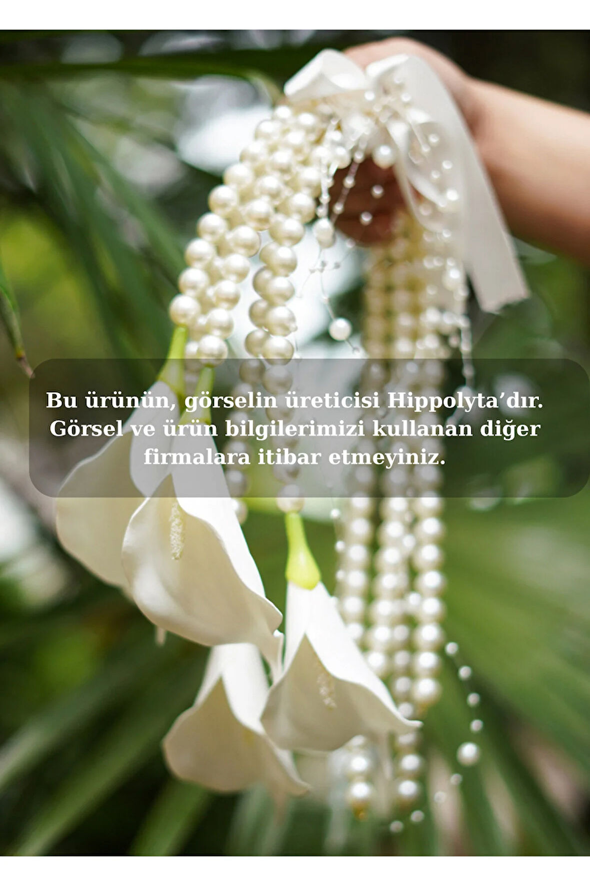 İNCİLİ GALA GELİN ÇİÇEĞİ - İNCİLİ GALA GELİN BUKETİ