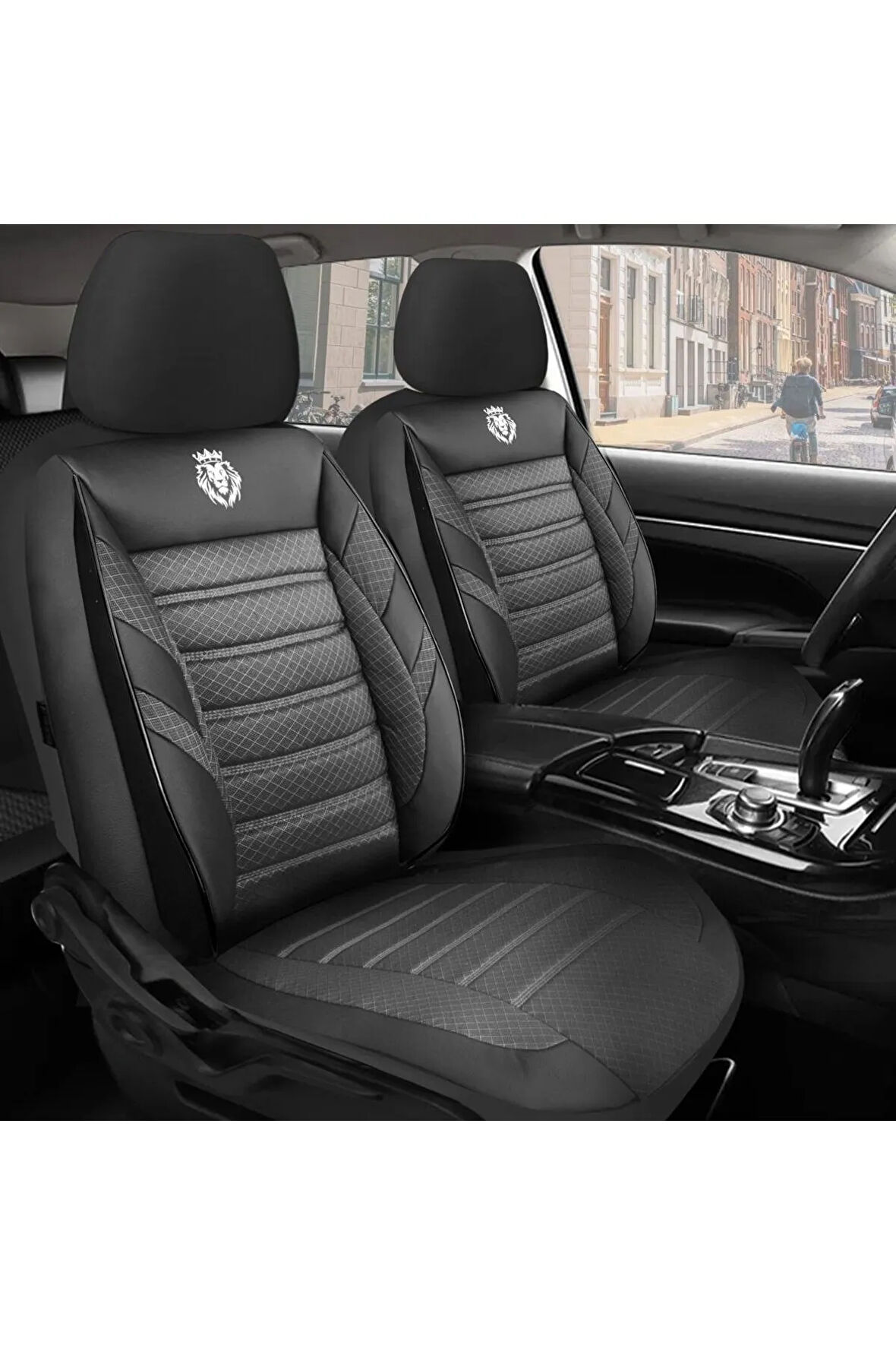 KZY King Jakar SİYAH  Volkswagen Polo 1995-2009 Uyumlu Oto Koltuk Kılıfı