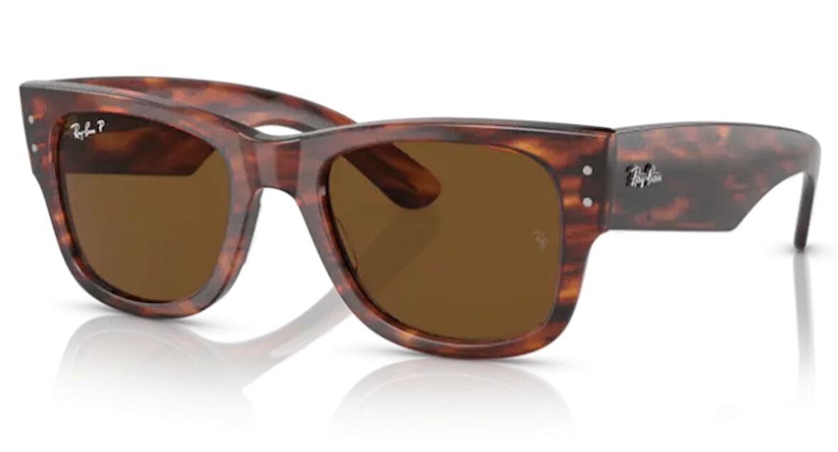 RAY-BAN RB 0840-S MEGA WAYFARER 954/57 51-21 EKARTMAN POALRİZE CAM KADIN GÜNEŞ GÖZLÜĞÜ