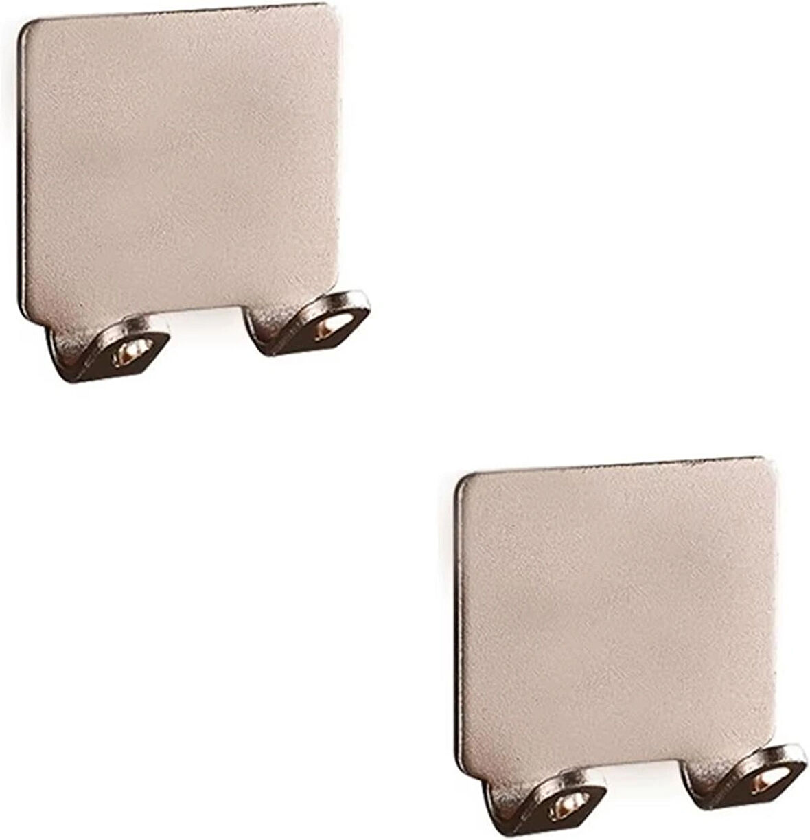 Microcase Alüminyum Yapışkanlı Paslanmaz Traş Bıçağı Tutucu Askısı 2 Adet - ROSEGOLD AL5017
