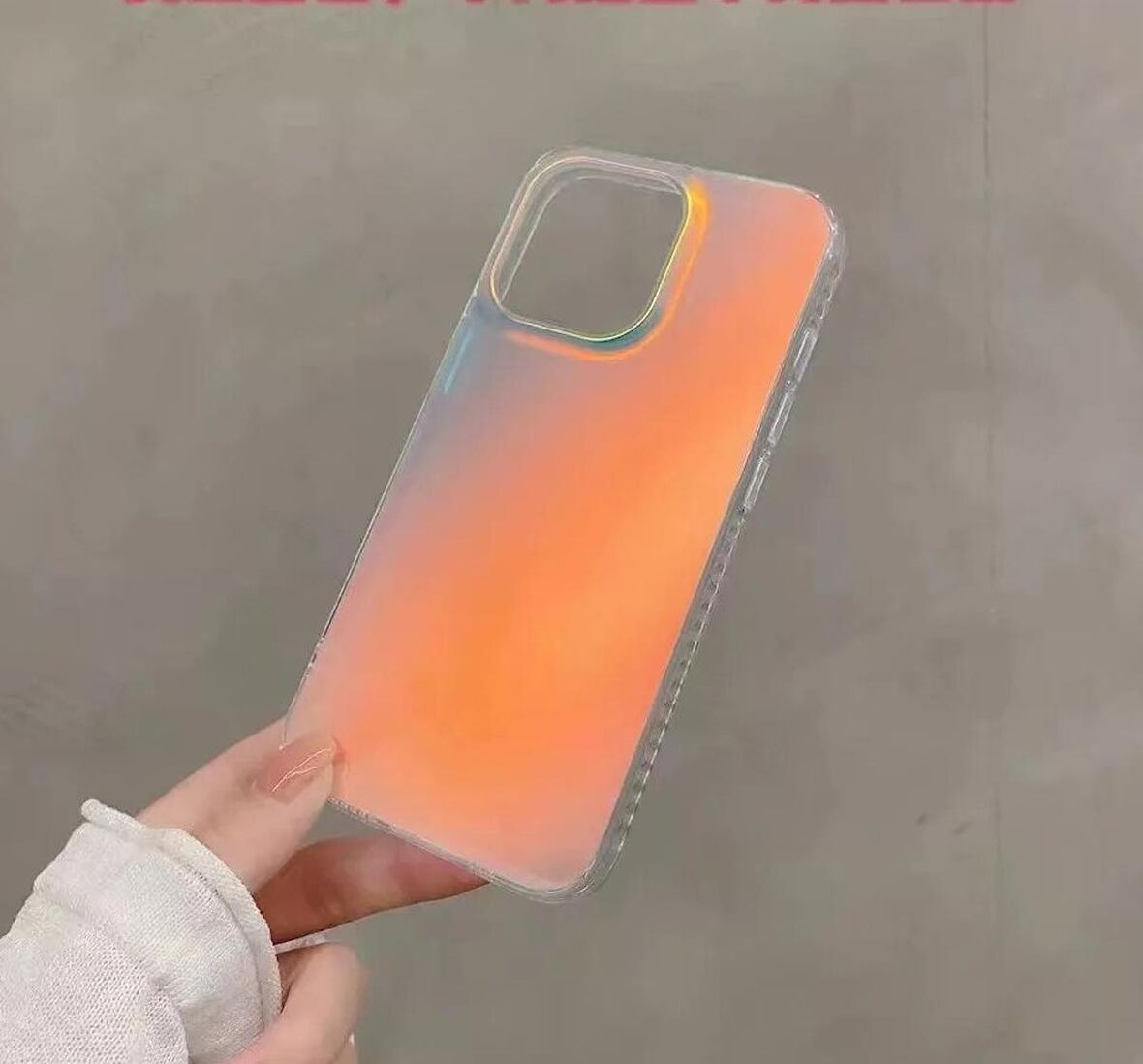 İphone 13 Pro Max Hologram Renk Geçişli Yüksek Kalite Tasarım Kılıf