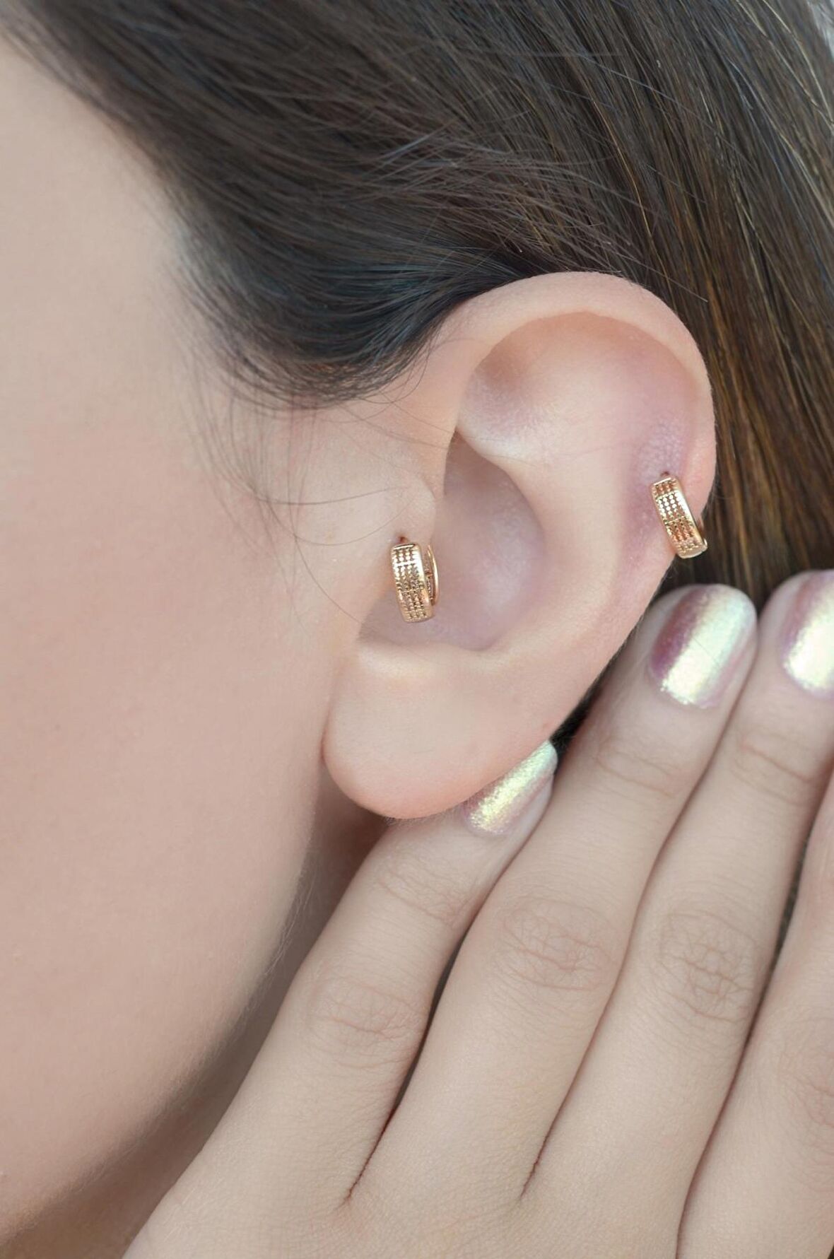 Halka Piercing Tragus Helix Kıkırdak Küpesi