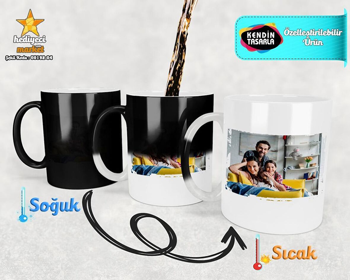 Kişiye Özel Sihirli Kupa Bardak - 00192-04