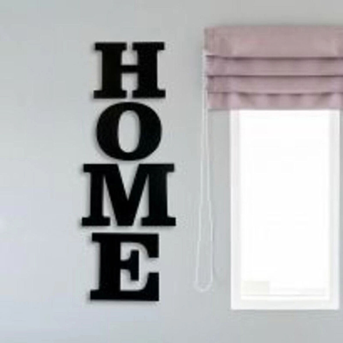 HOME Yazılı Lazer Kesim Ahşap Harf Dekoru