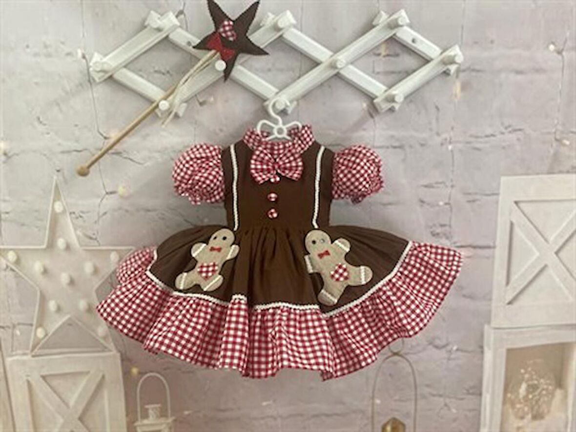 Kuki Vintage Kız Bebek Elbisesi, Özel Dikim Kız Çocuk Elbisesi, Doğum günü elbisesi, fotoğraf çekim elbisesi, Kız Bebek Hediyesi, 0-7 Yaşa Uygun