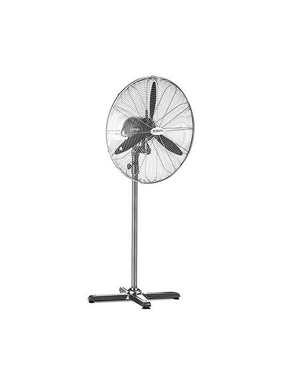 Bahçıvan BSV 600 60cm Siyah 3 Kanatlı Sanayi Tipi Ayaklı Vantilatör