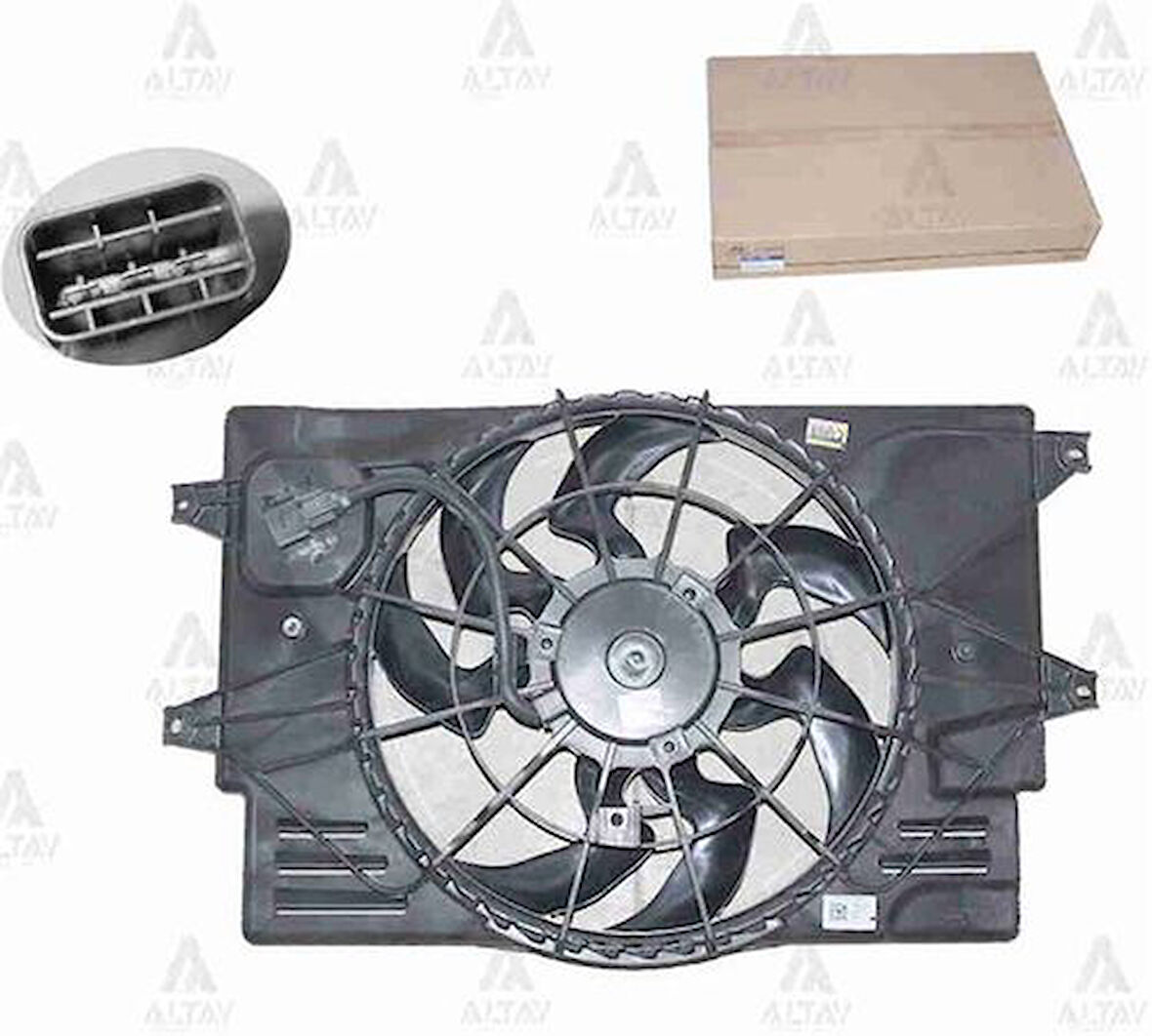 HMC-Mobis-Hyundai-Orjinal 25380F2200 Fan Radyatör Elantra 16-18 1.6 I30 17 Dizel Dct 7 25380F2200