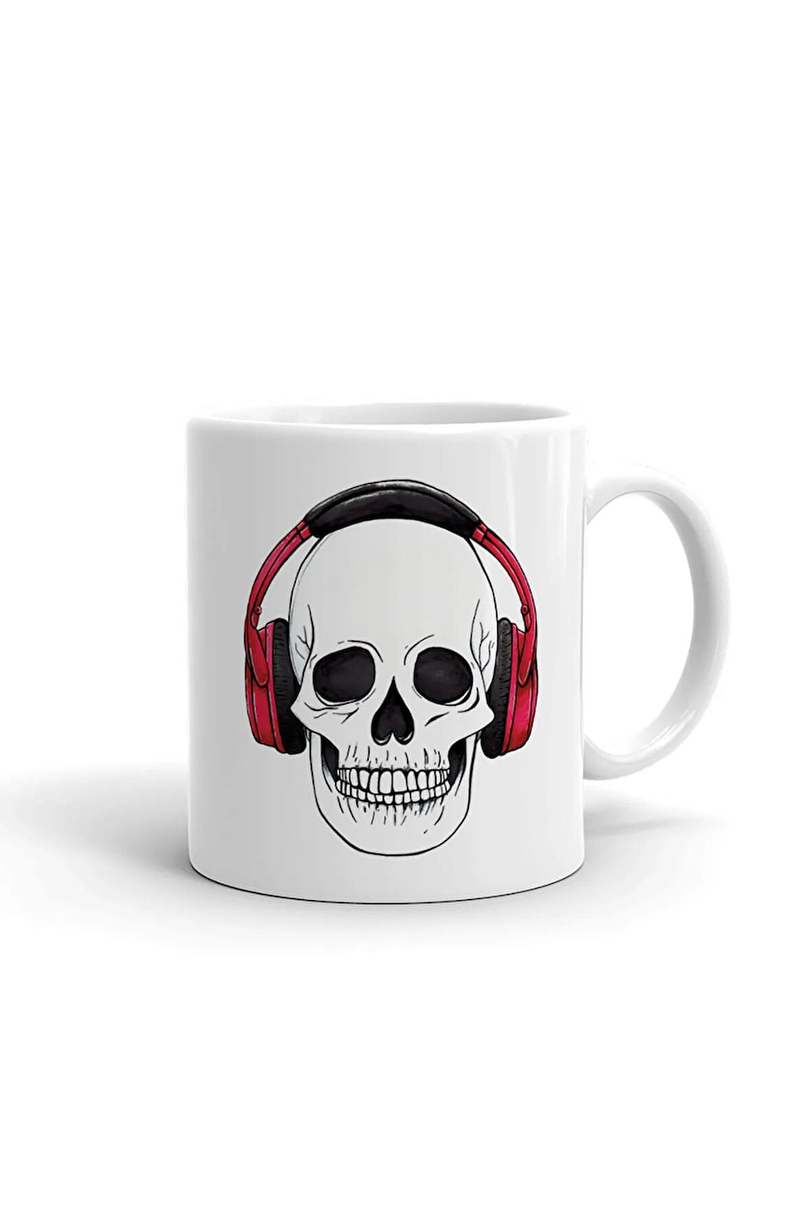 Kurukafa Skull Tasarım Seramik ithal Porselen Seramik Kupa Bardak