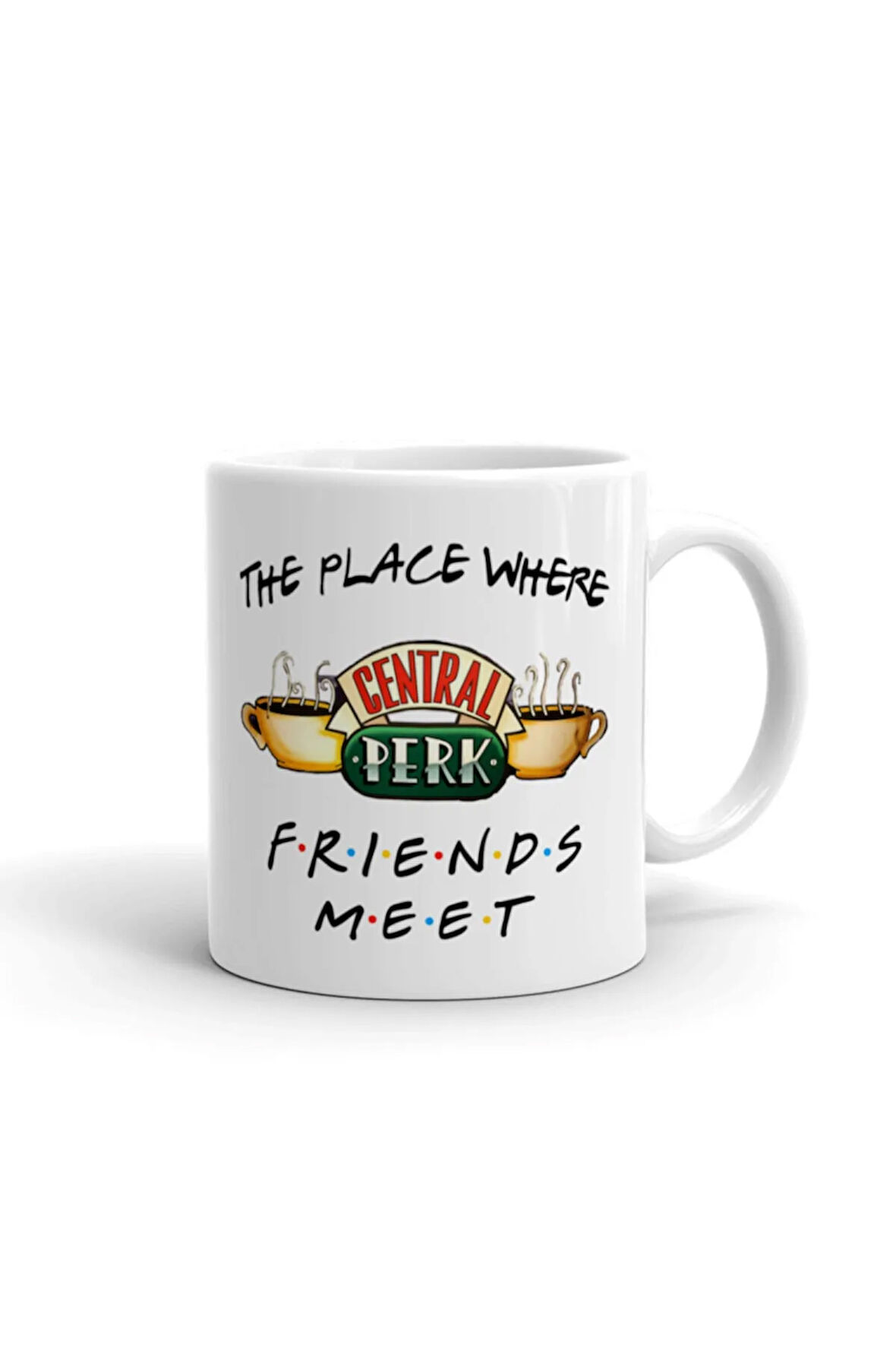 Friends Central Perk ithal Porselen Seramik Kupa Bardak