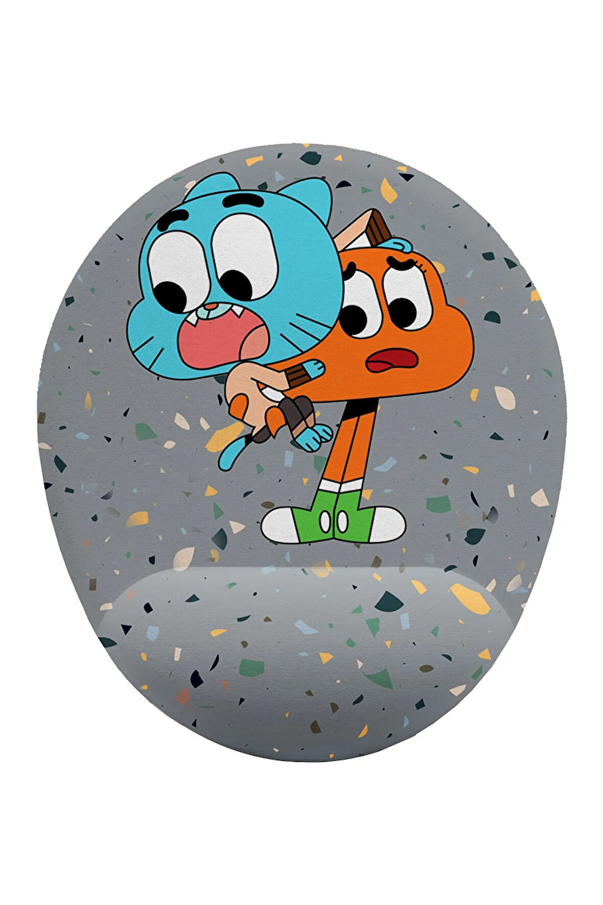 Gumball Ve Darwin Bilek Destekli Kaymaz Buruşmaz Kırılmaz Mouse Pad