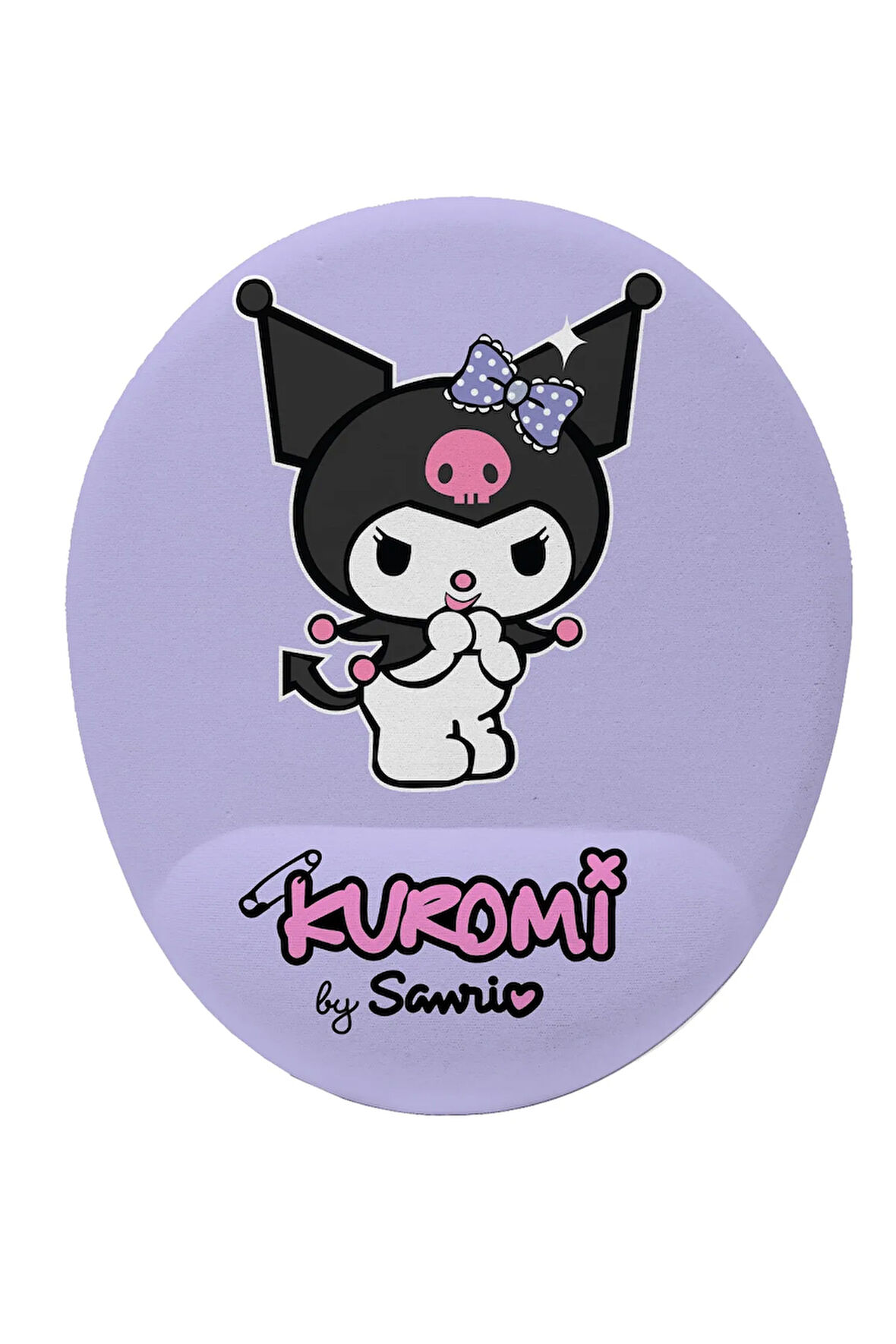 Kuromi Sanrio Bilek Destekli Kaymaz Buruşmaz Kırılmaz Mouse Pad