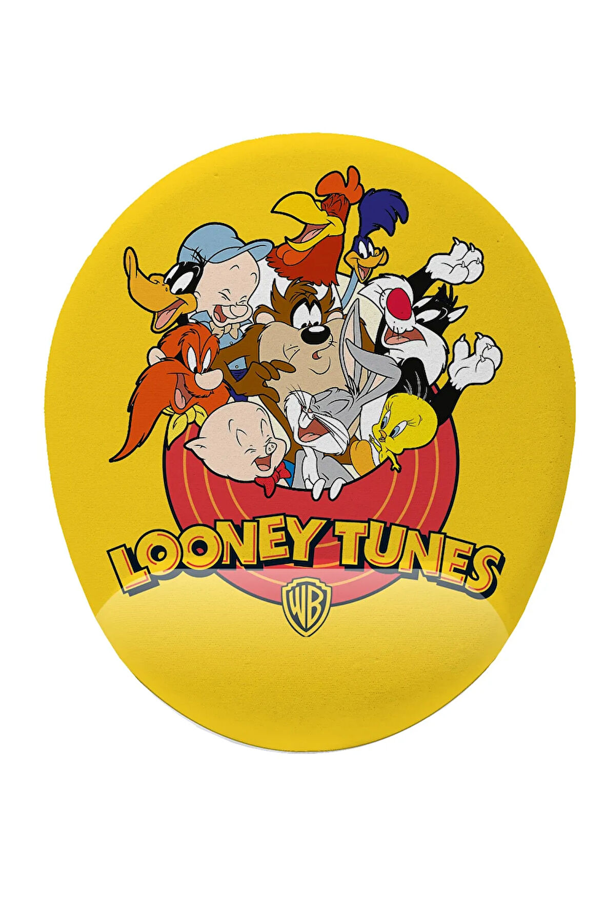 Looney Tunes Karakterleri Bilek Destekli Kaymaz Buruşmaz Kırılmaz Mouse Pad